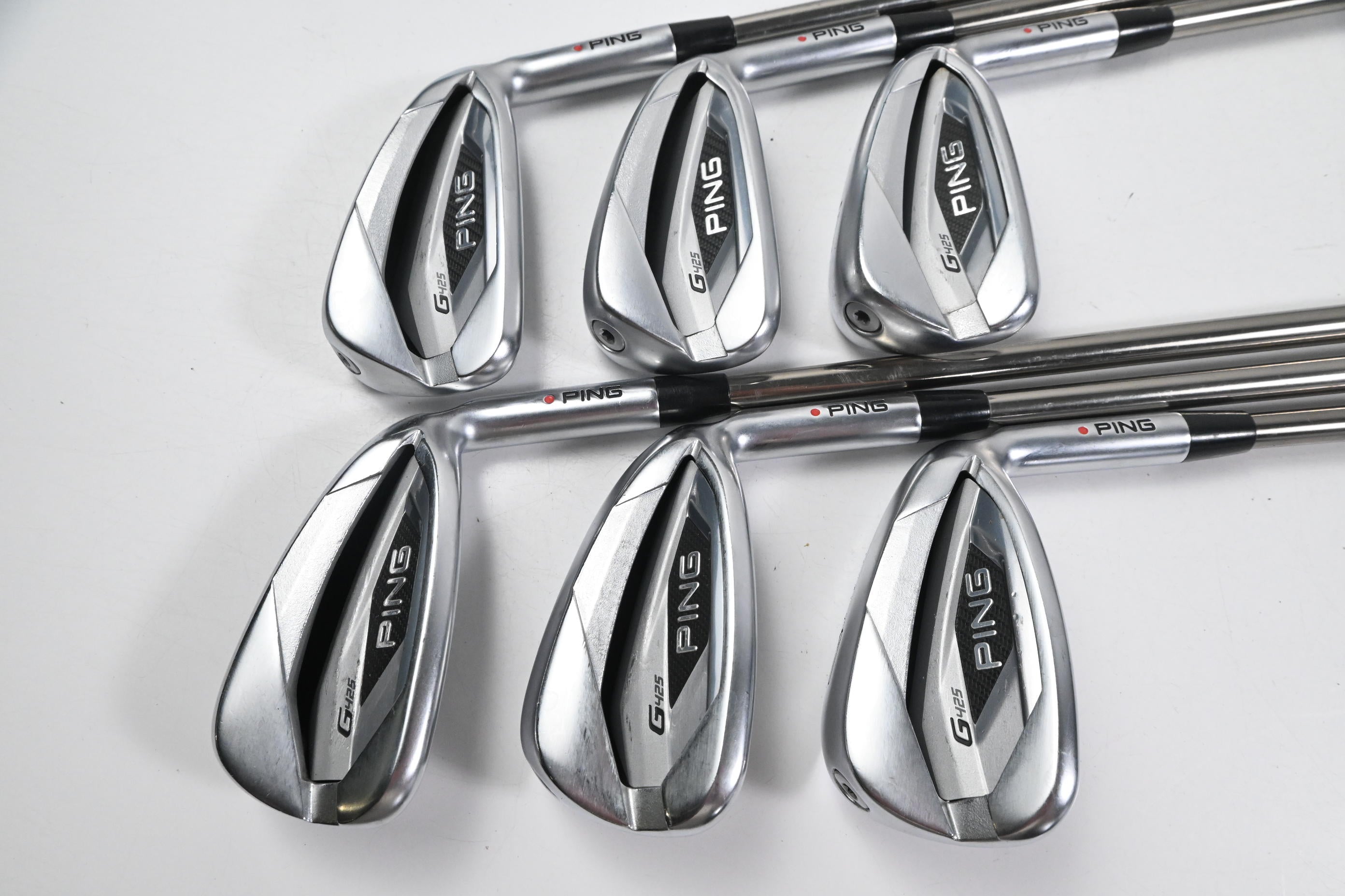 Ping G425 Irons / 5-PW / Red Dot / Stiff Flex Recoil ES 780 Shafts