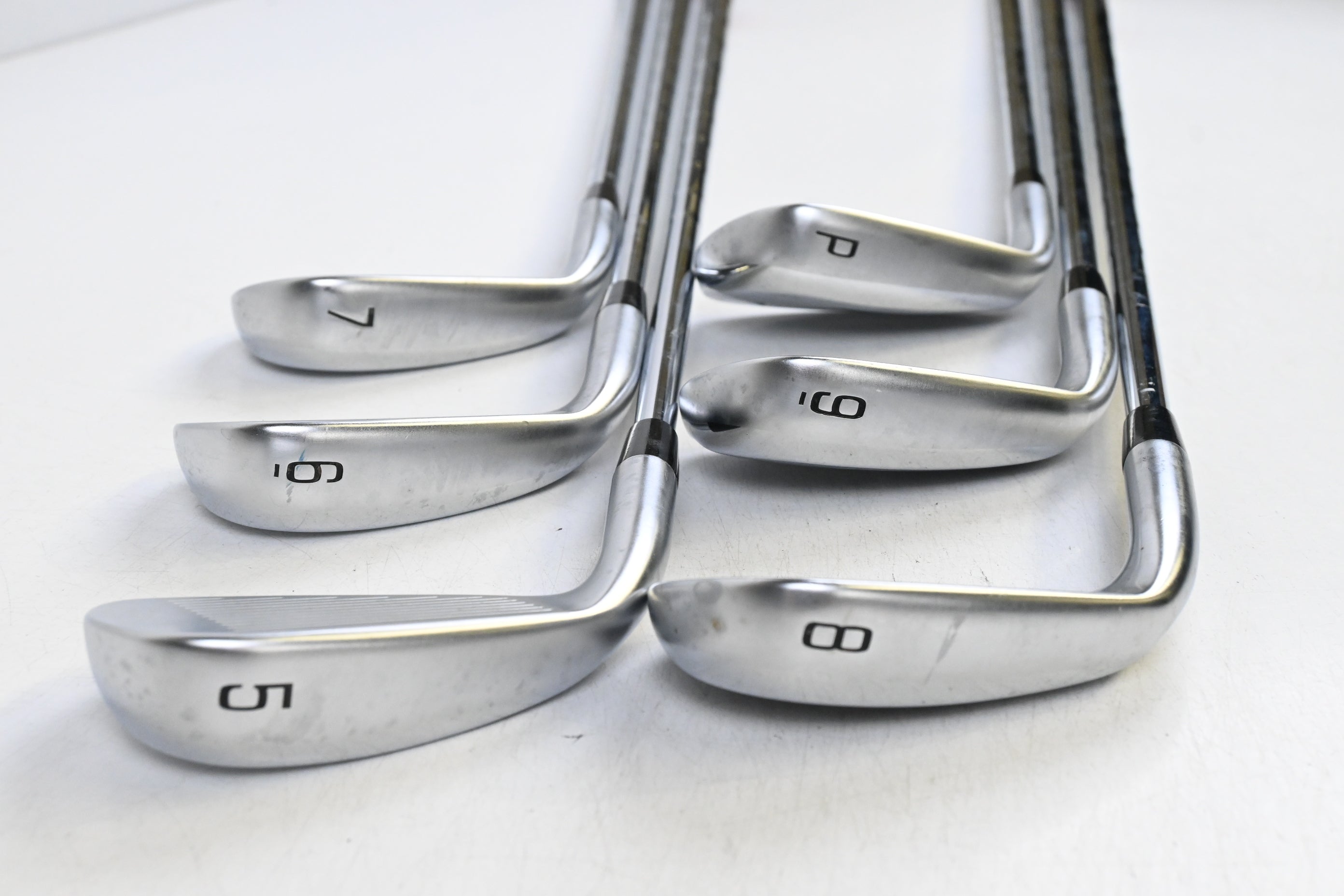 Mizuno JPX 921 Hot Metal Irons / 5-PW / Stiff Flex KBS $-Taper Lite 95 Shafts