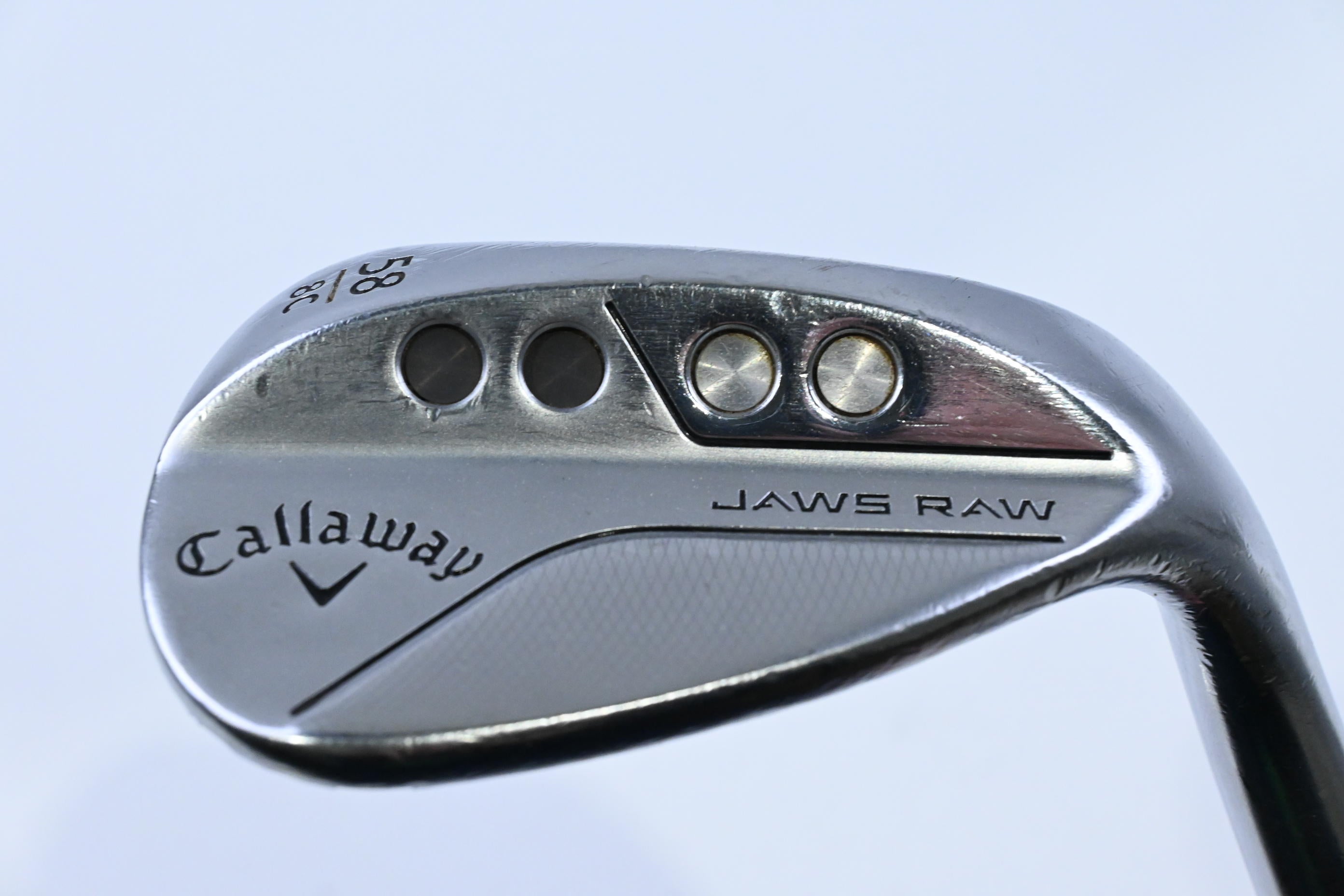 Callaway Jaws Raw Lob Wedge / 58 Degree / Wedge Flex Steel Shaft