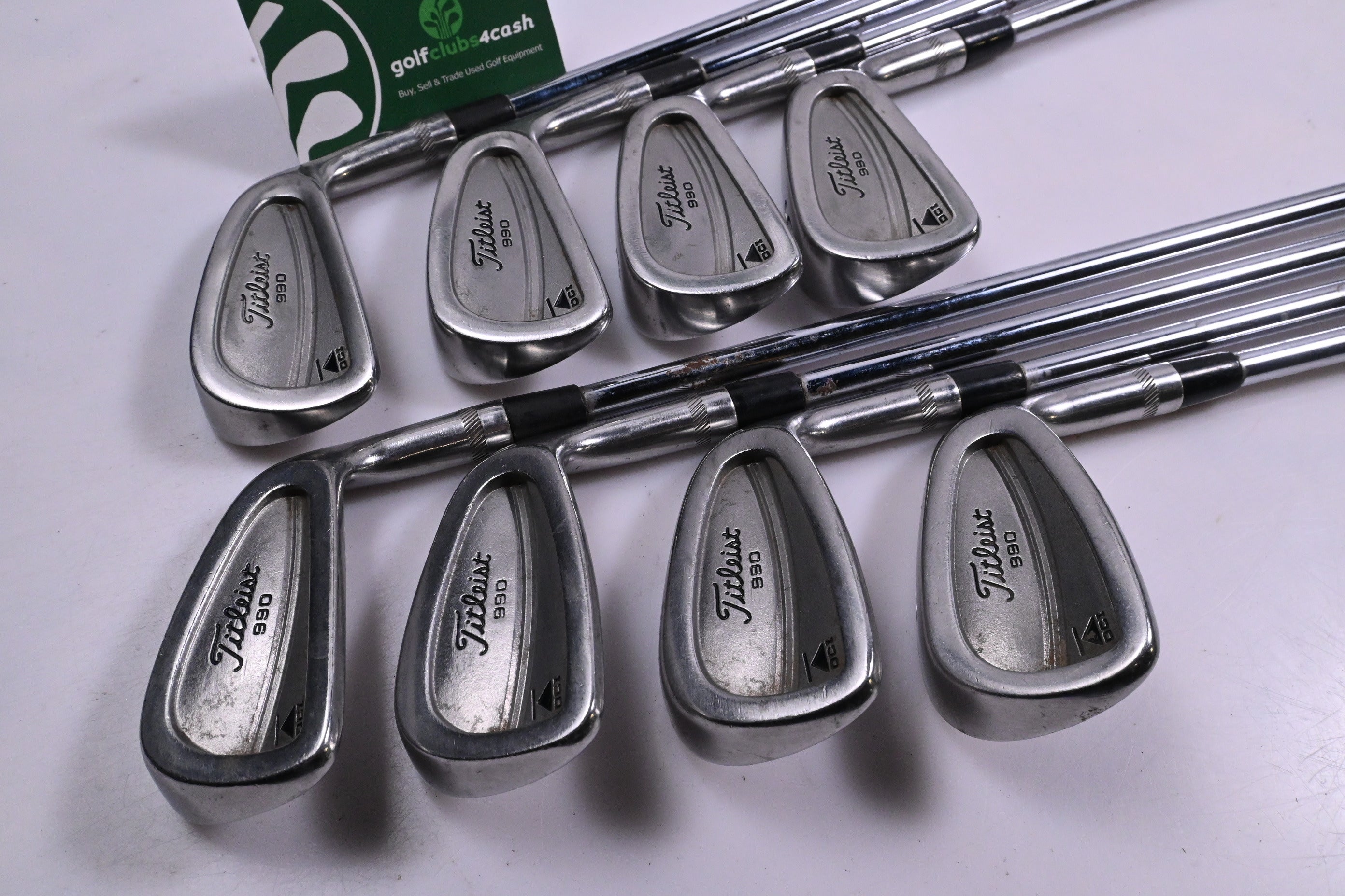 Titleist DCI 990 Irons / 3-PW / Regular Flex Dynamic Gold R300 Shafts