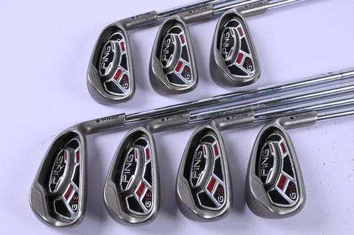 Ping G15 Irons / 4-PW / Black Dot / Stiff Flex Ping AWT Shafts