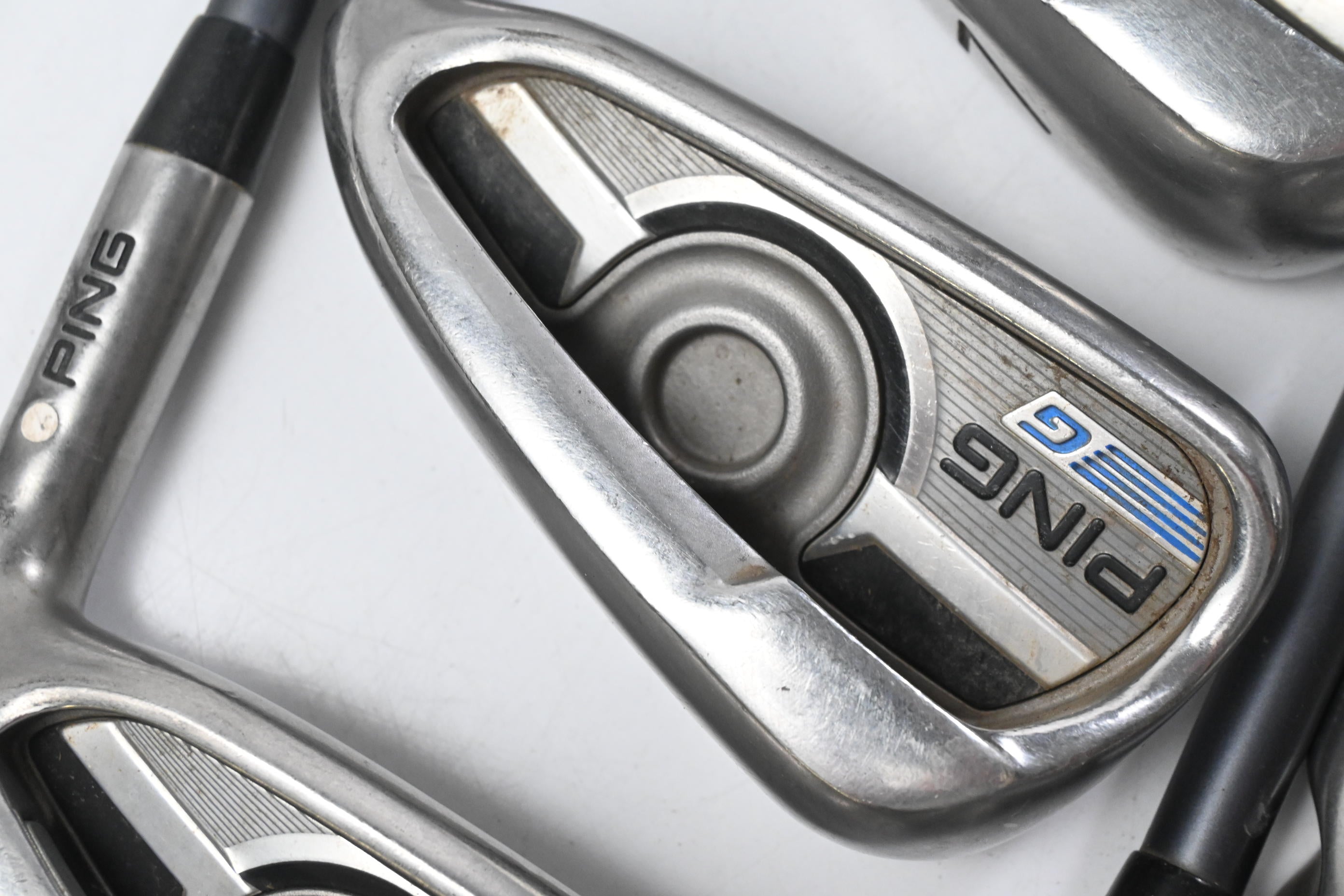 Ping G Series Irons / 5-PW / White Dot / Regular Flex Ping TFC 129 Shafts