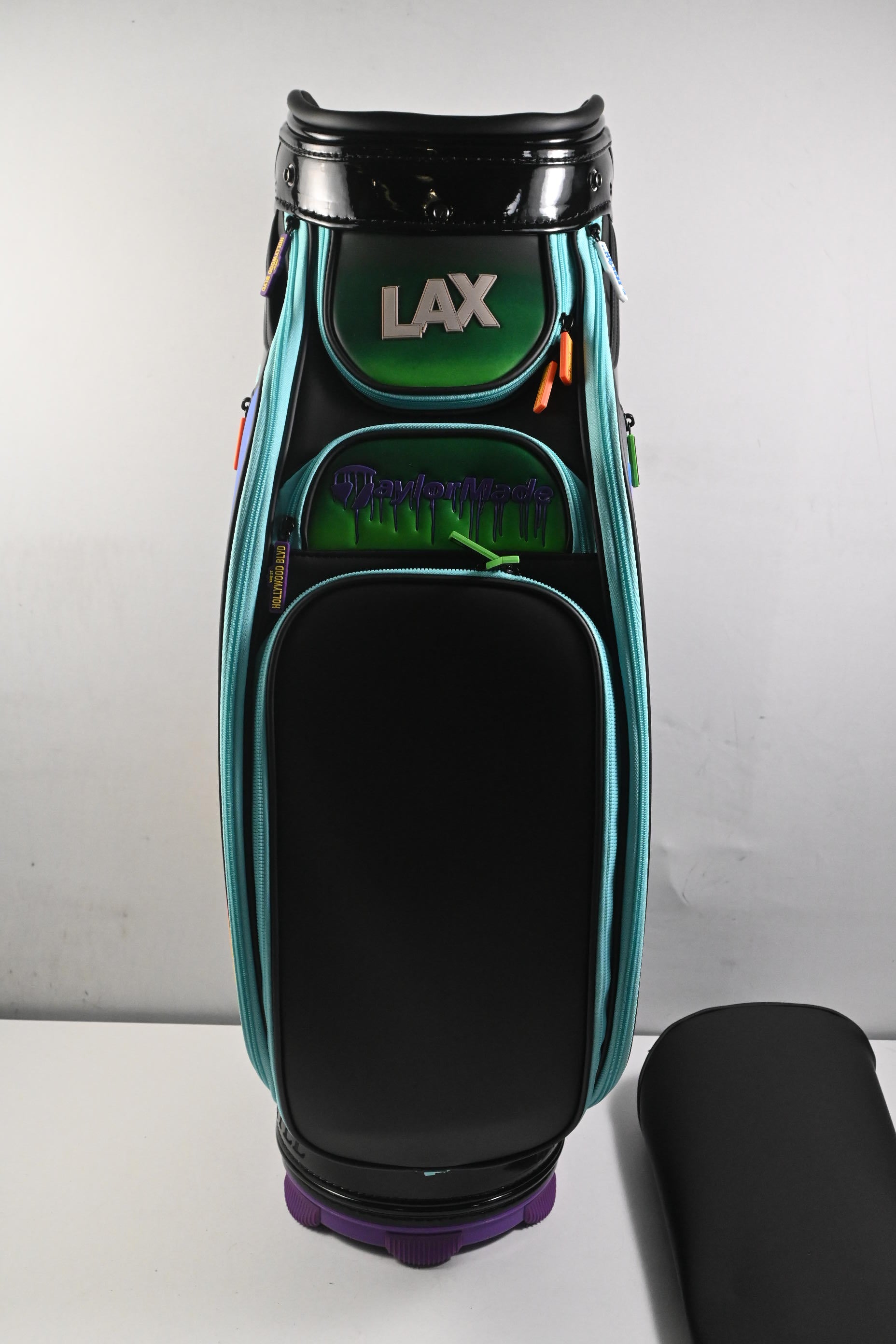 Taylormade 2023 U.S. Open LA Tour Bag / 6-Way Divider / Black, Blue & Yellow