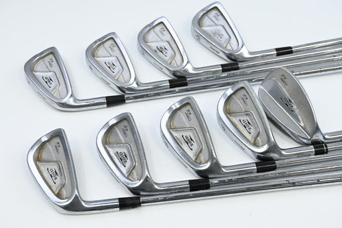 Left Hand Mizuno T-Zoid Comp EZ Irons / 3-PW+SW / Regular Flex Gold Plus R400