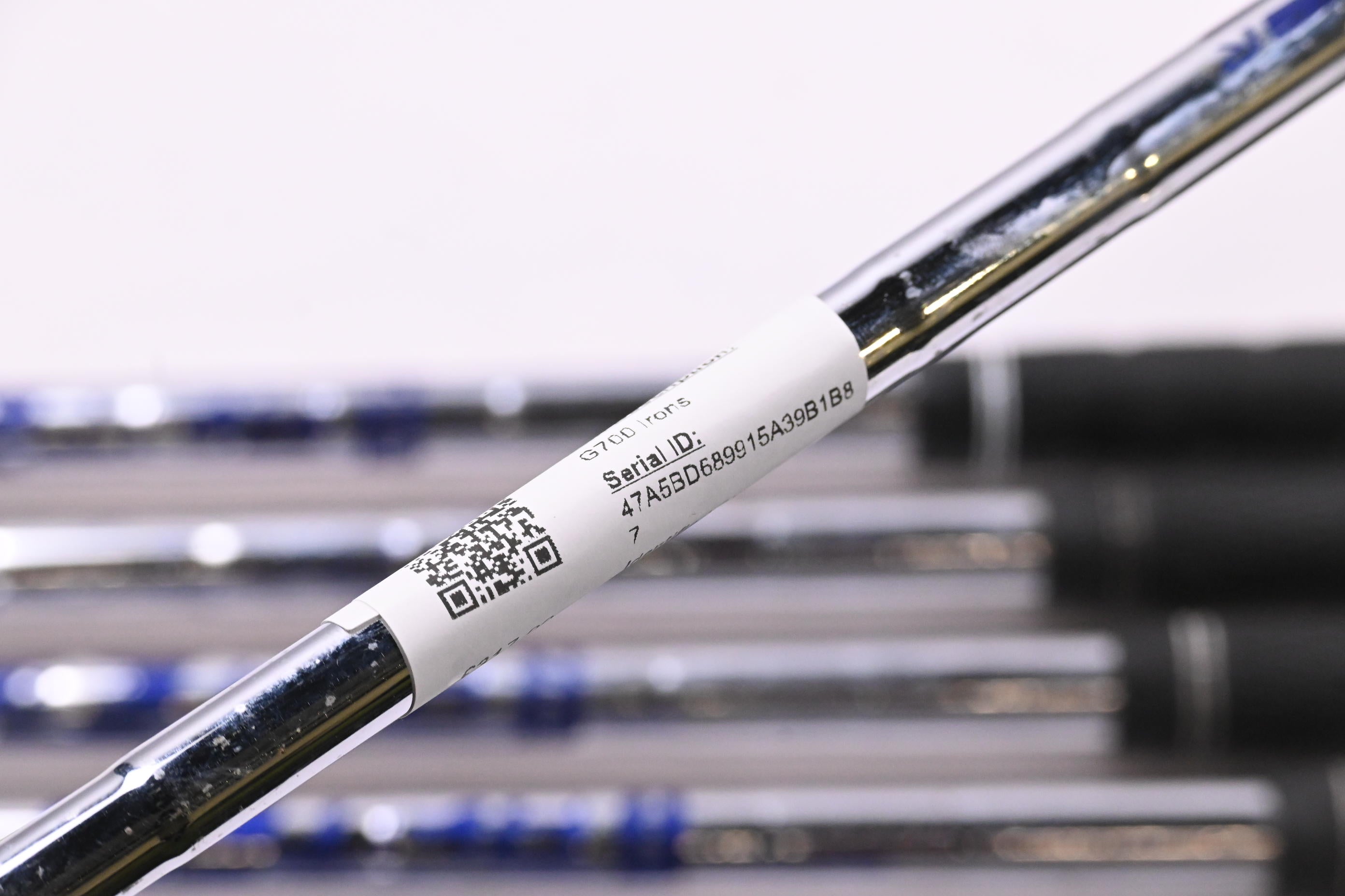 Ping G700 Irons / 5-PW / Blue Dot / Regular Flex Ping AWT 2.0 Shafts