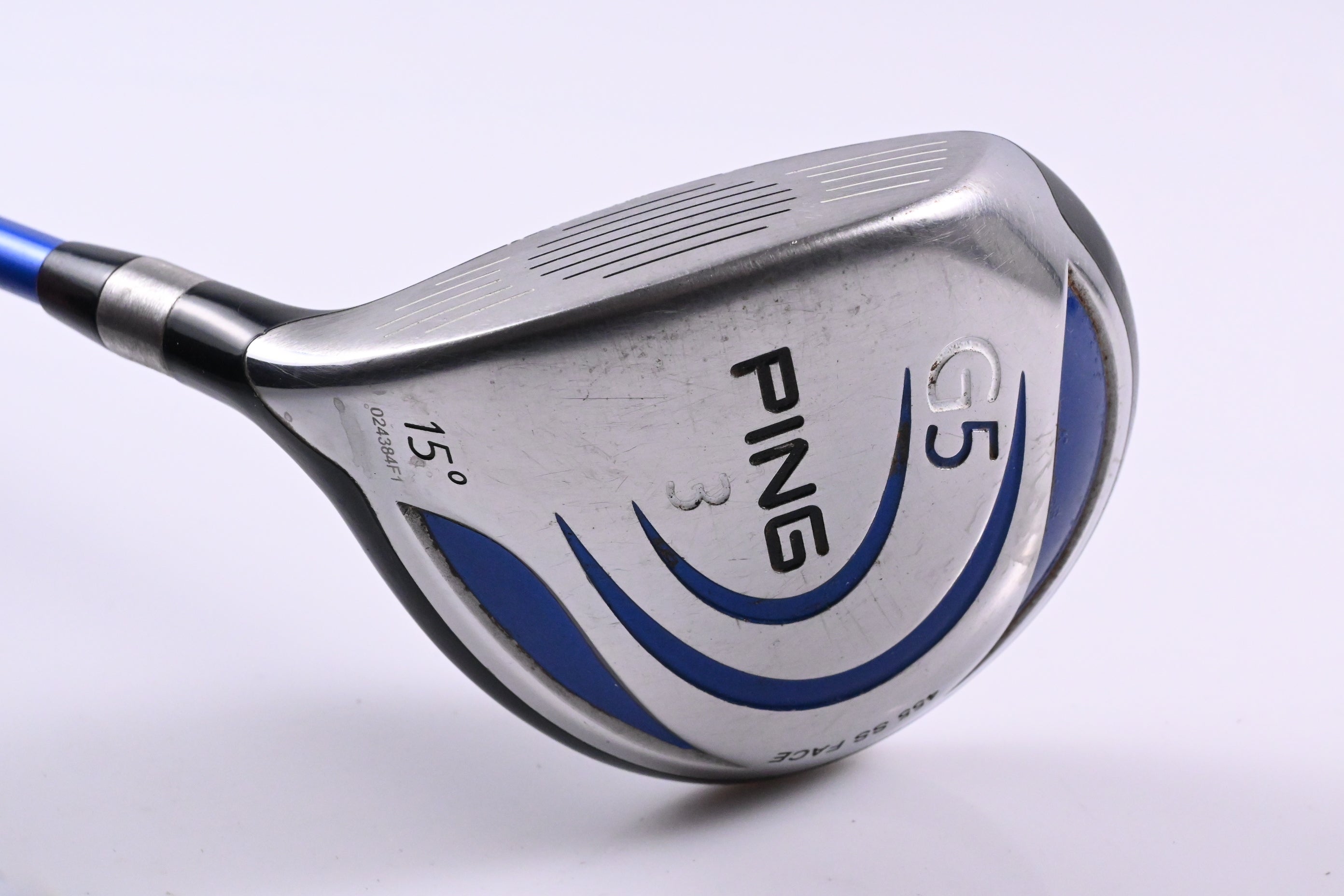 Left Hand Ping G5 #3 Wood / 15 Degree / Regular Flex Grafalloy ProLaunch Blue 75