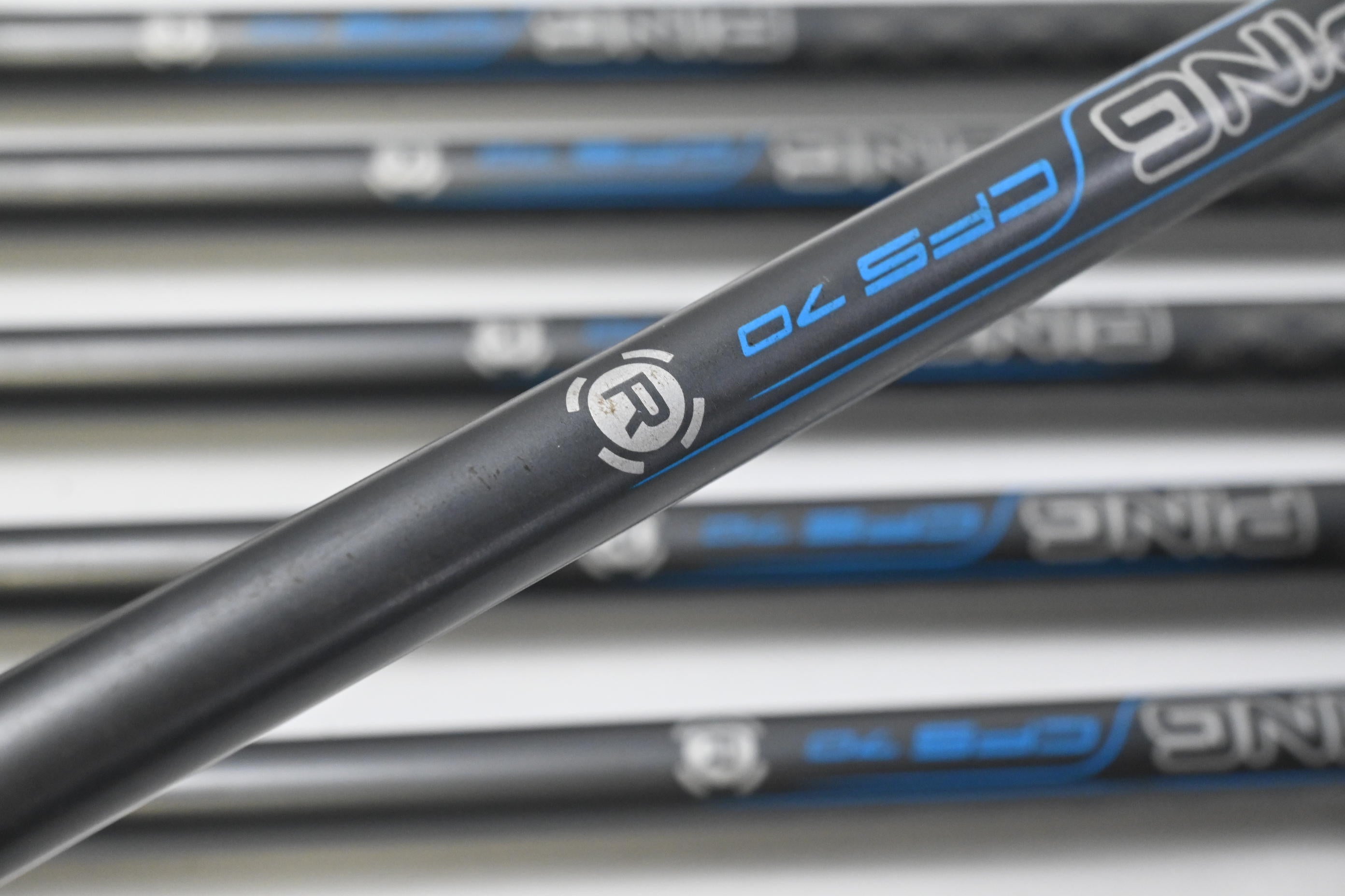 Ping G Series Irons / 5-PW / White Dot / Regular Flex Ping TFC 129 Shafts