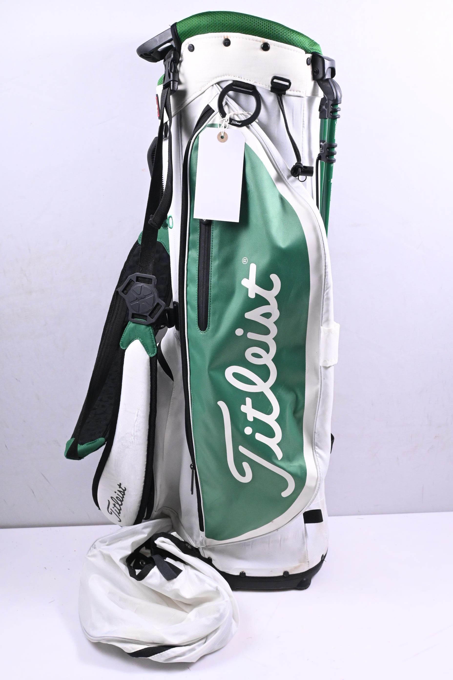 Titleist Players 4+ Stand Bag / 4-Way Divider / White, Green