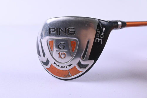 Ping G10 #3 Wood / 15.5 Degree / Regular Flex Ping TFC 129 F Shaft