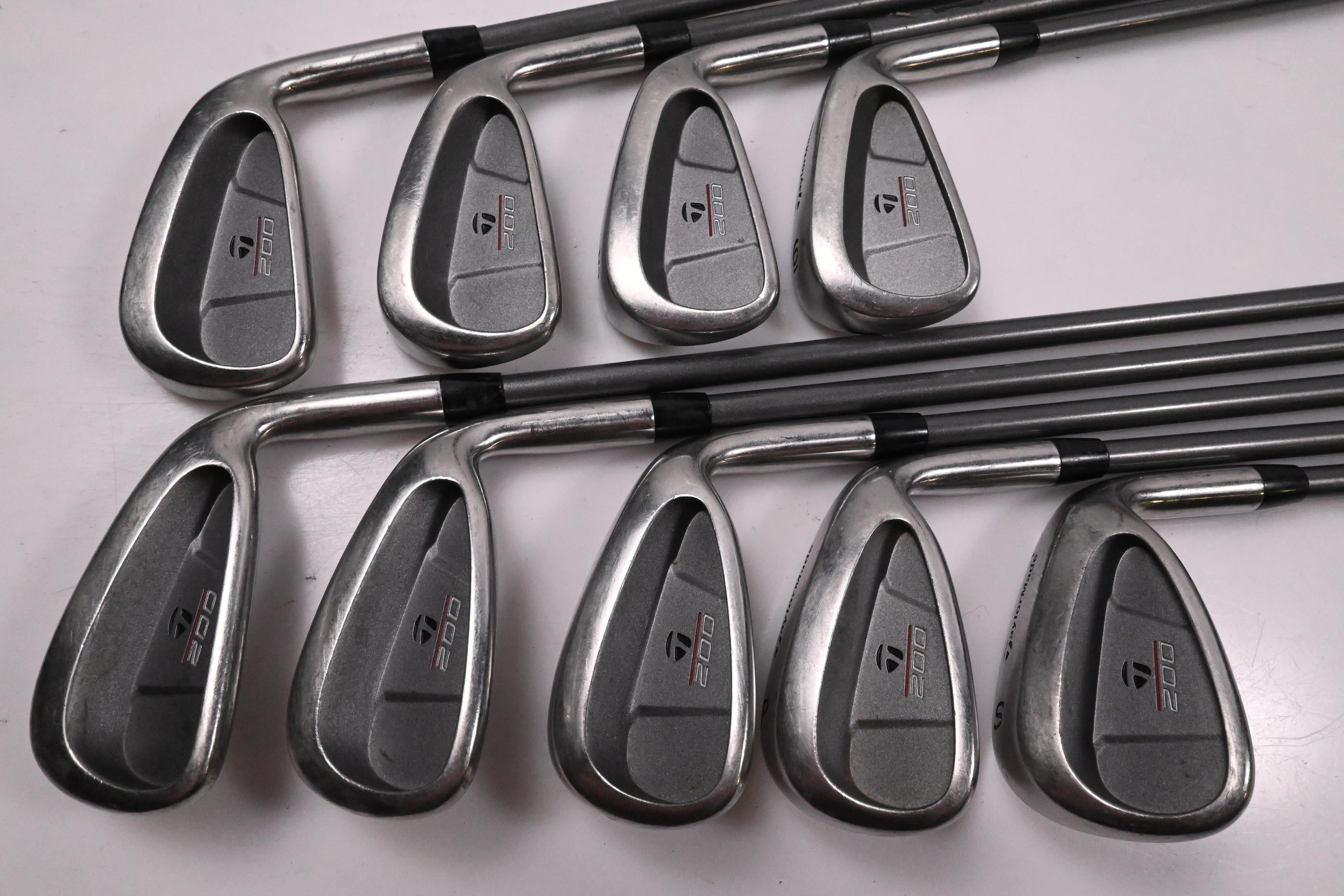 Taylormade 200 Steel Irons / 3-PW+SW / Regular Flex Taylormade Lite 80 Shafts