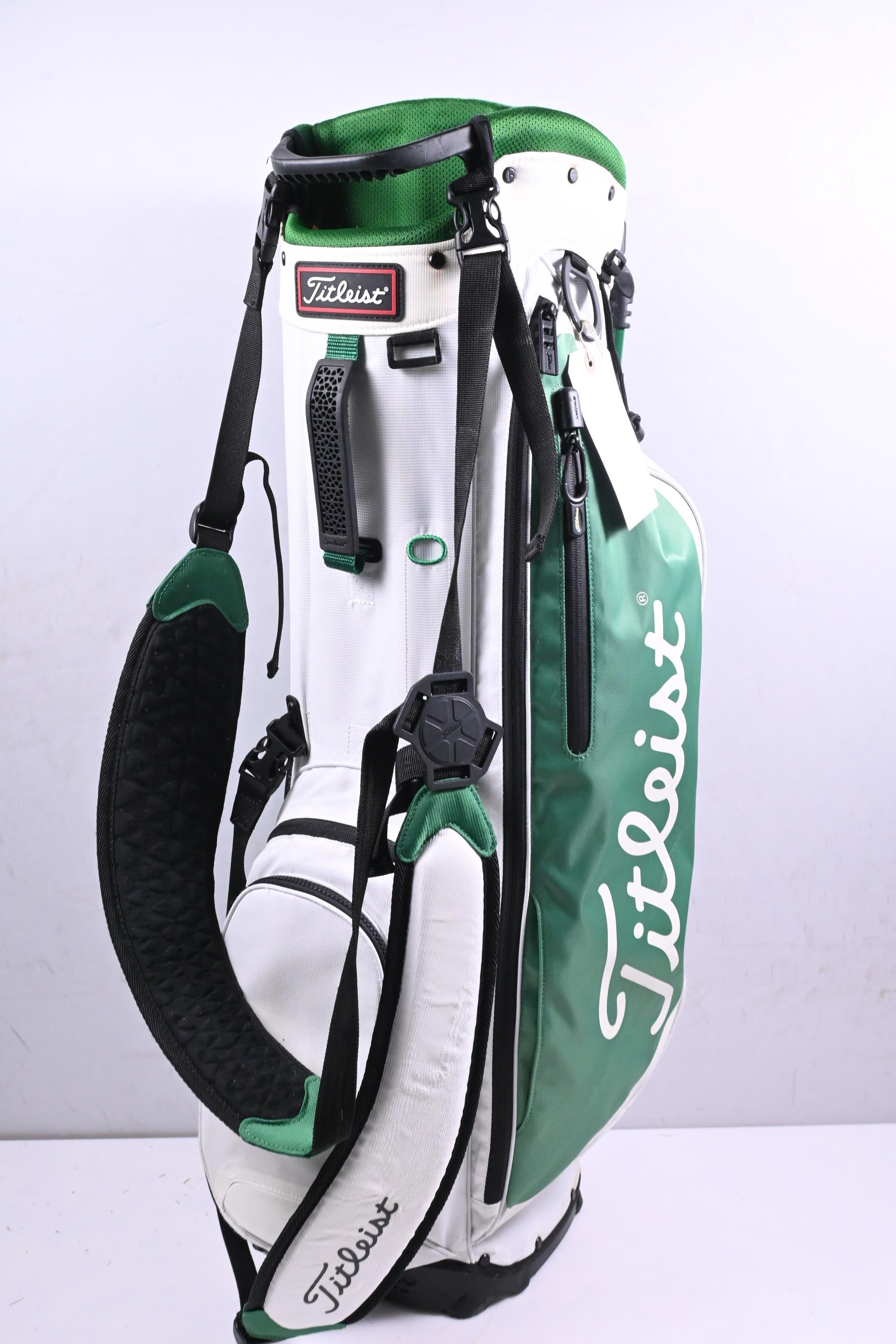 Titleist Players 4+ Stand Bag / 4-Way Divider / White, Green