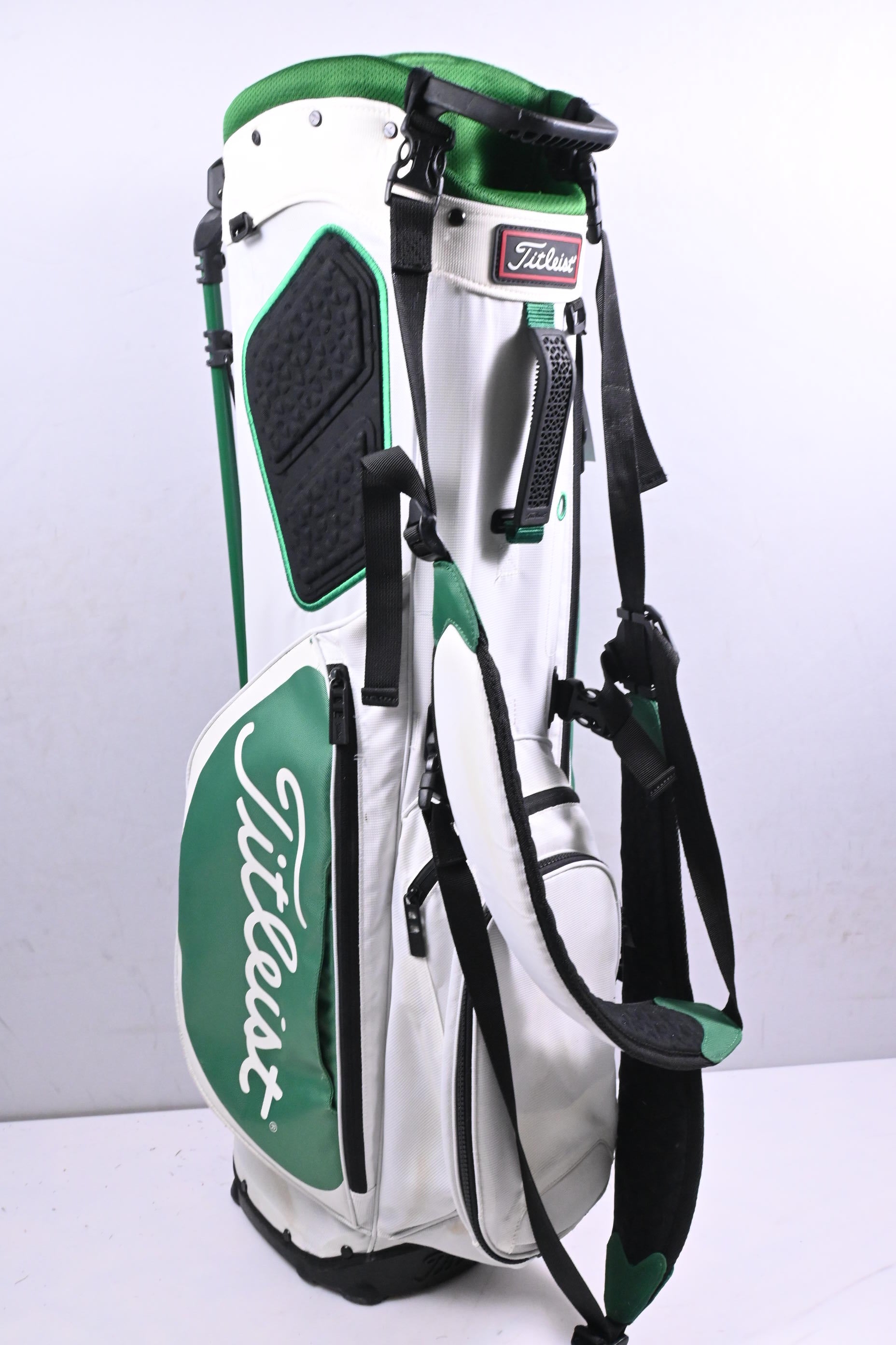 Titleist Players 4+ Stand Bag / 4-Way Divider / White, Green