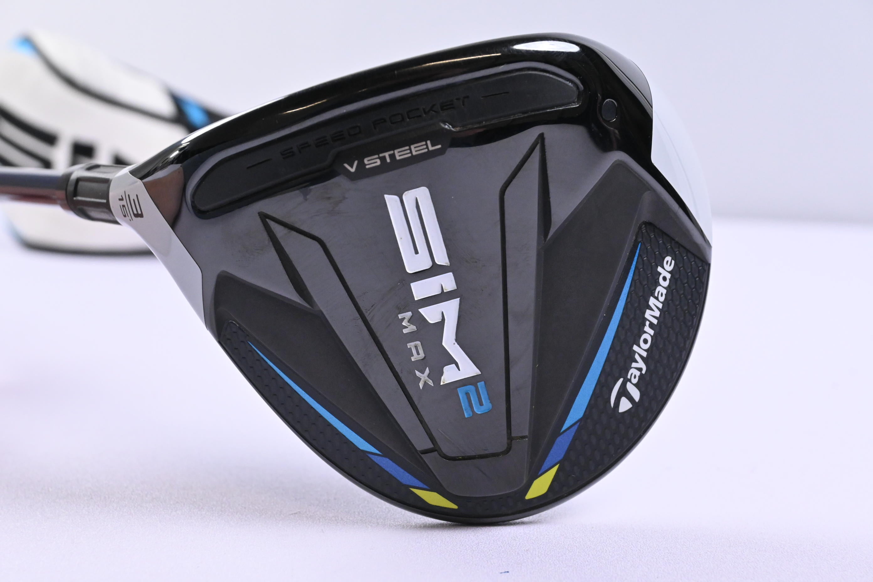 Left Hand Taylormade SIM2 Max #3 Wood / 15 Degree / Regular Flex Ventus Blue 5