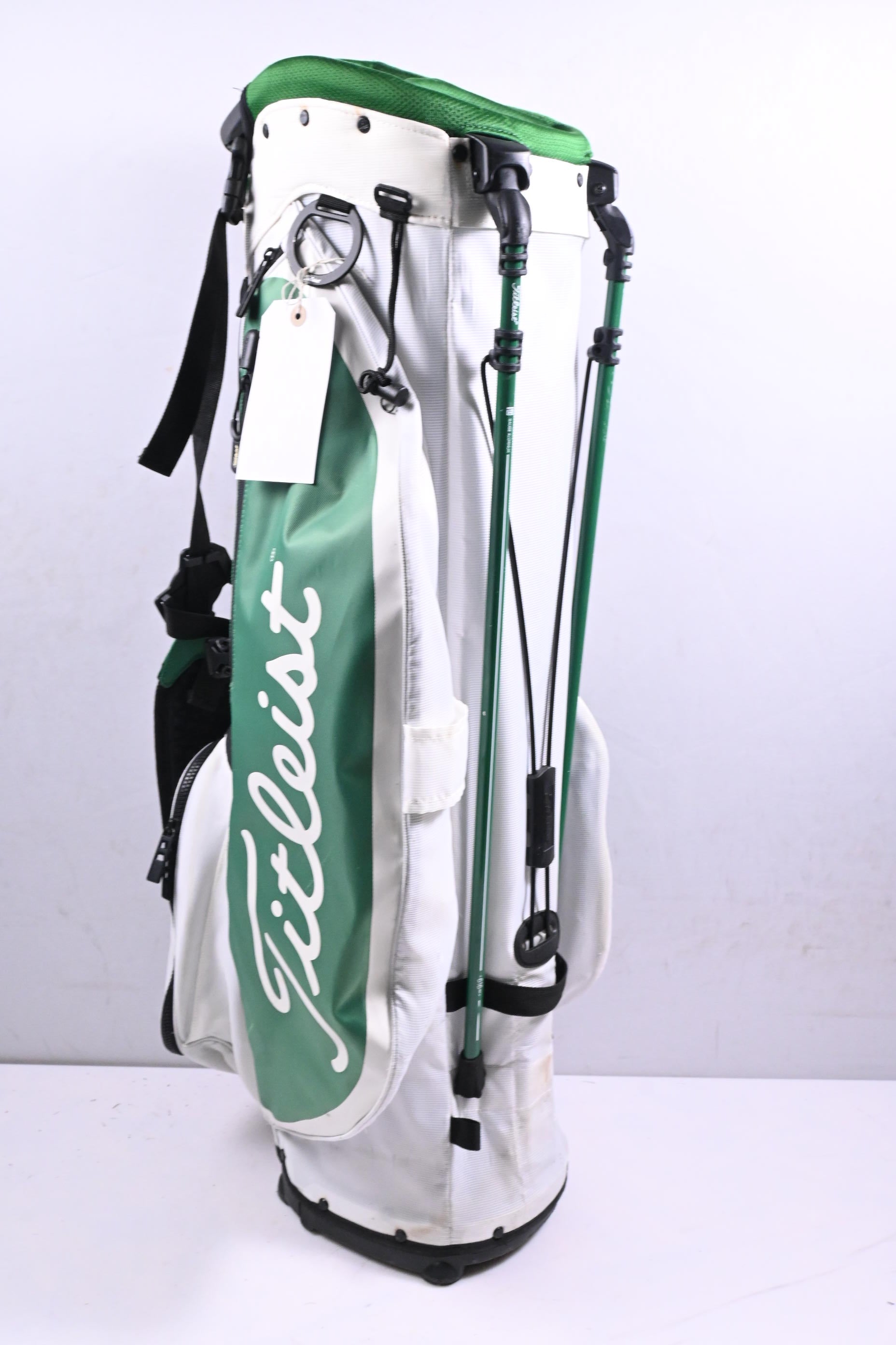 Titleist Players 4+ Stand Bag / 4-Way Divider / White, Green