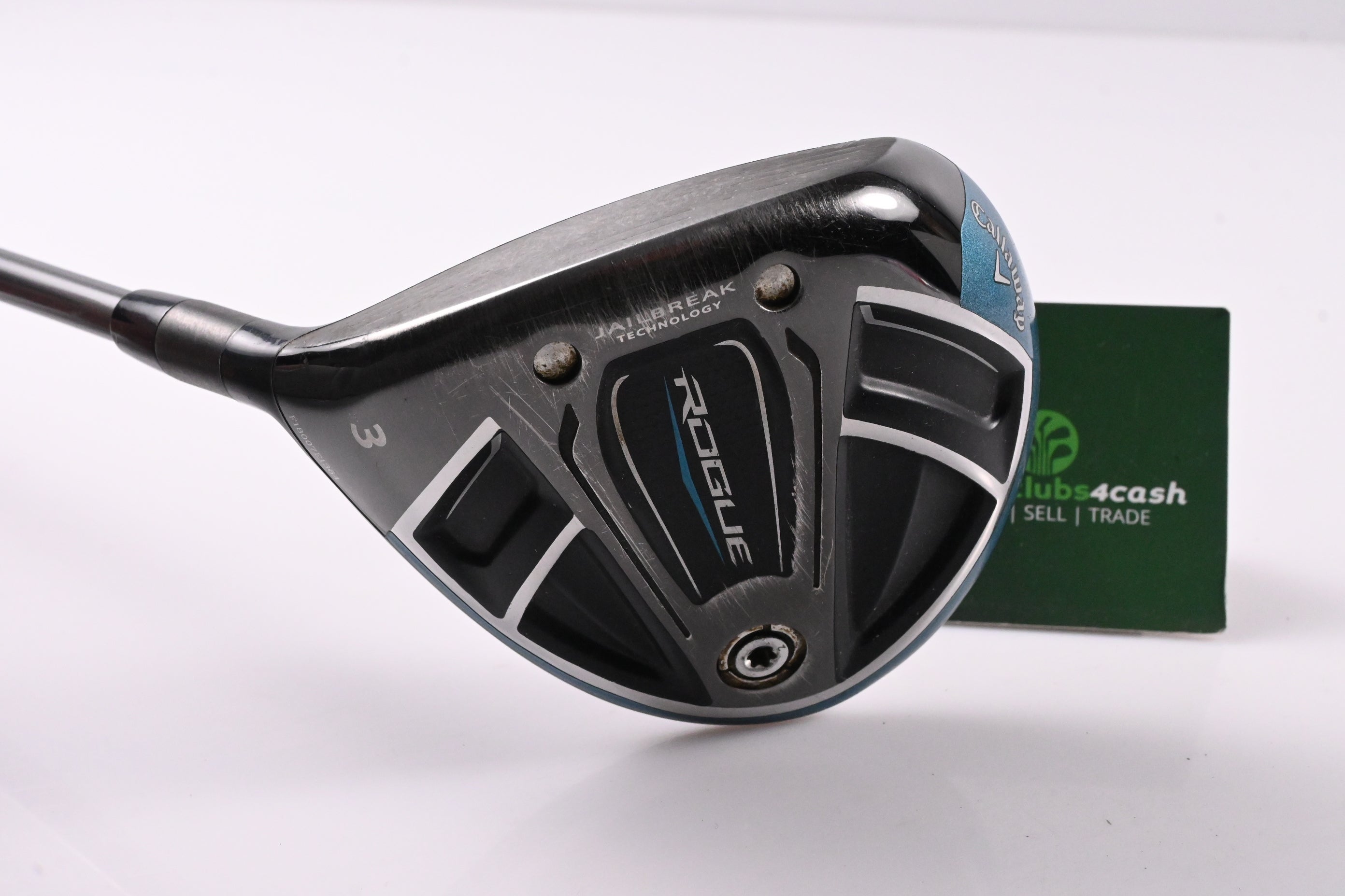 Left Hand Callaway Rogue #3 Wood / 15 Degree / Regular Flex Aldila Synergy Blue