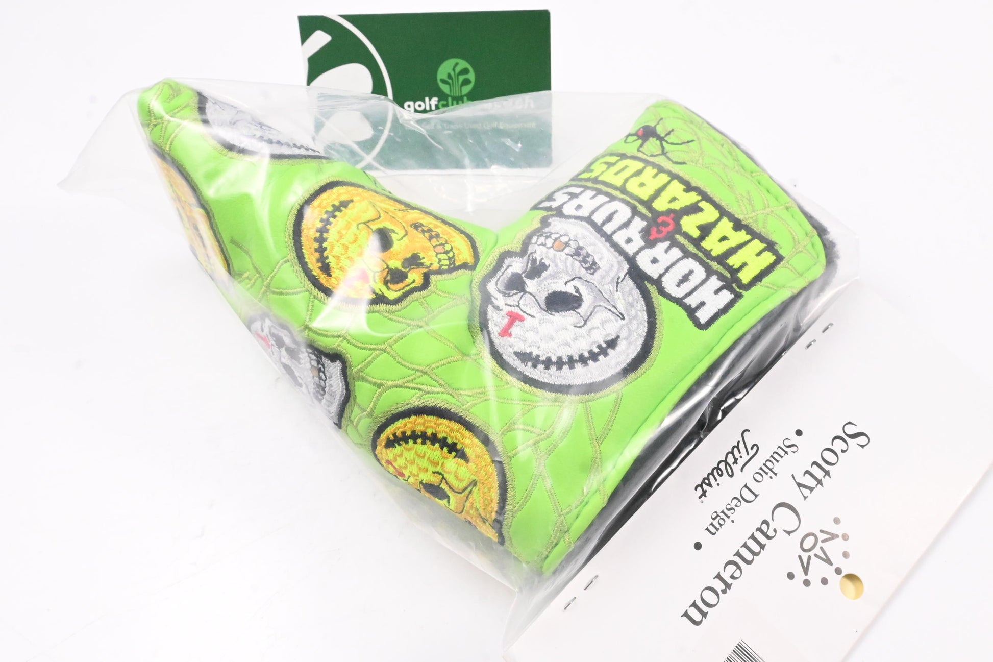 Scotty Cameron 2020 Halloween Horrors &amp; Hazards Putter Headcover / Blade / Lime