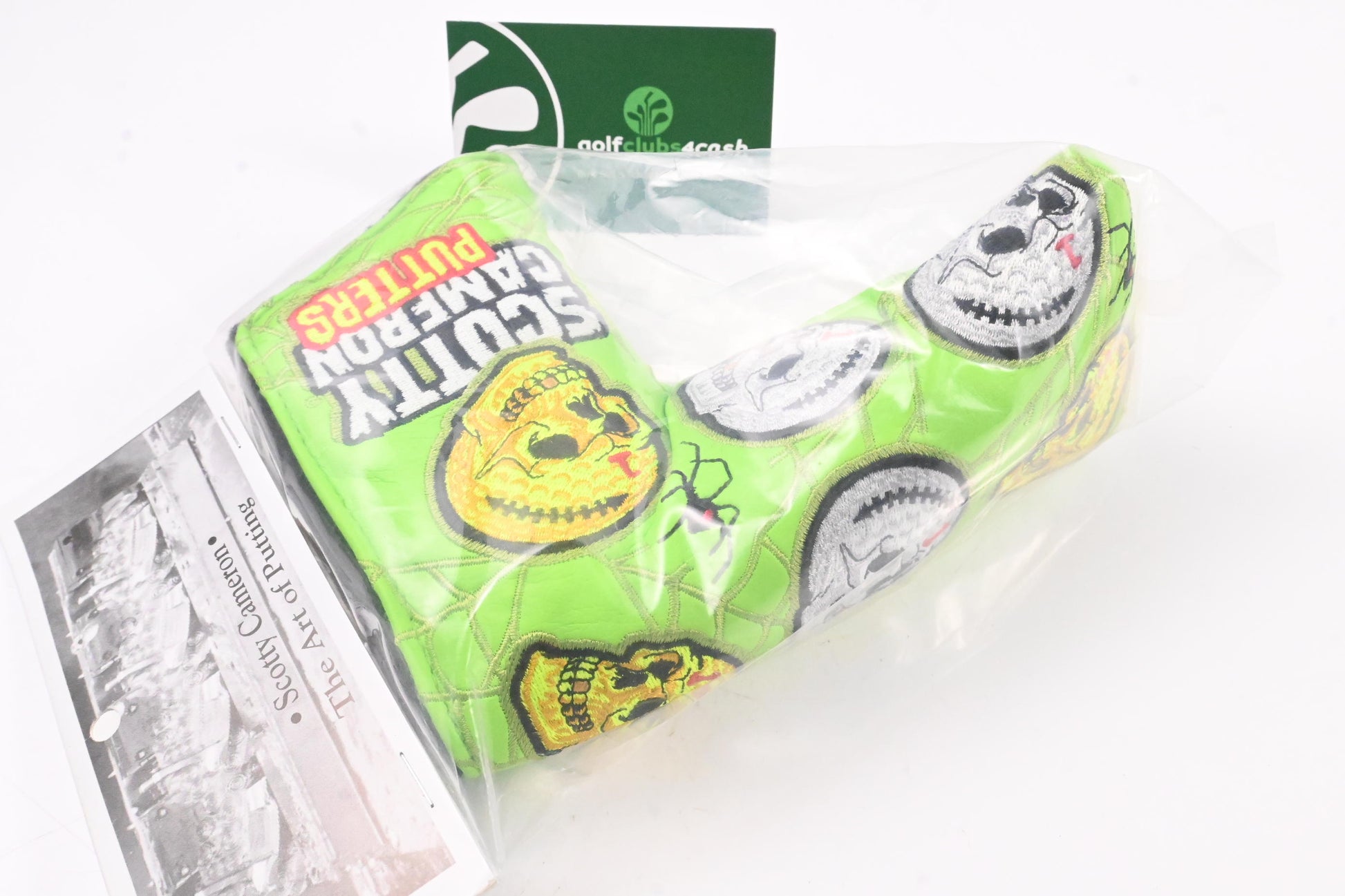 Scotty Cameron 2020 Halloween Horrors &amp; Hazards Putter Headcover / Blade / Lime