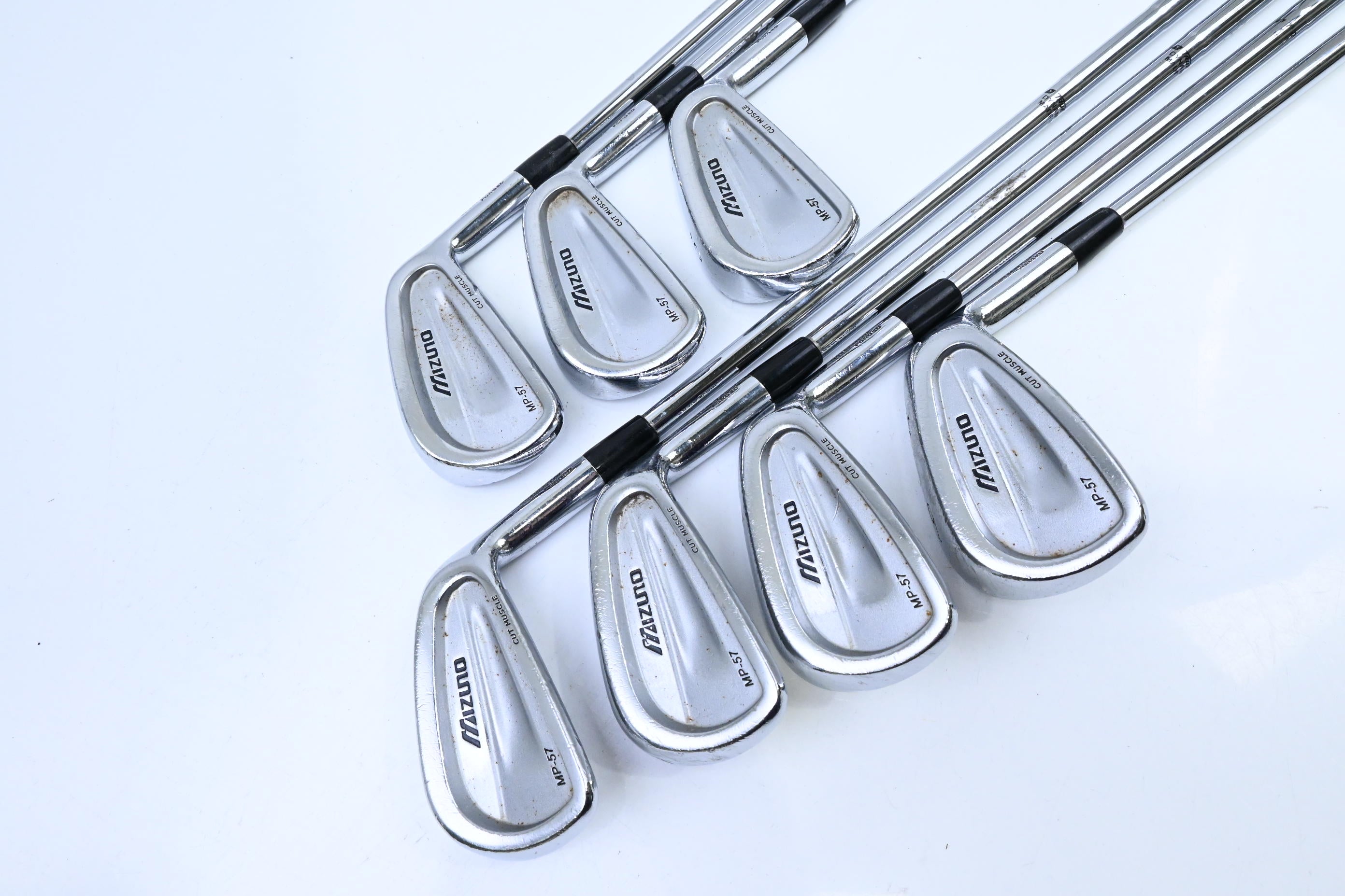 Mizuno MP-57 Irons / 3-9 / Stiff Flex Dynamic Gold Shafts