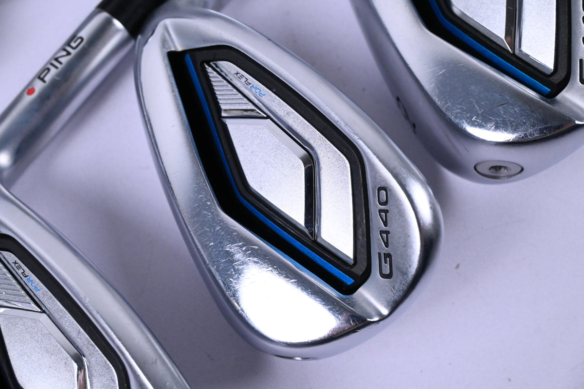 Ping G440 Irons / 7-PW+GW+52° / Red Dot / Senior Flex Ping Alta Quick 35 Shafts