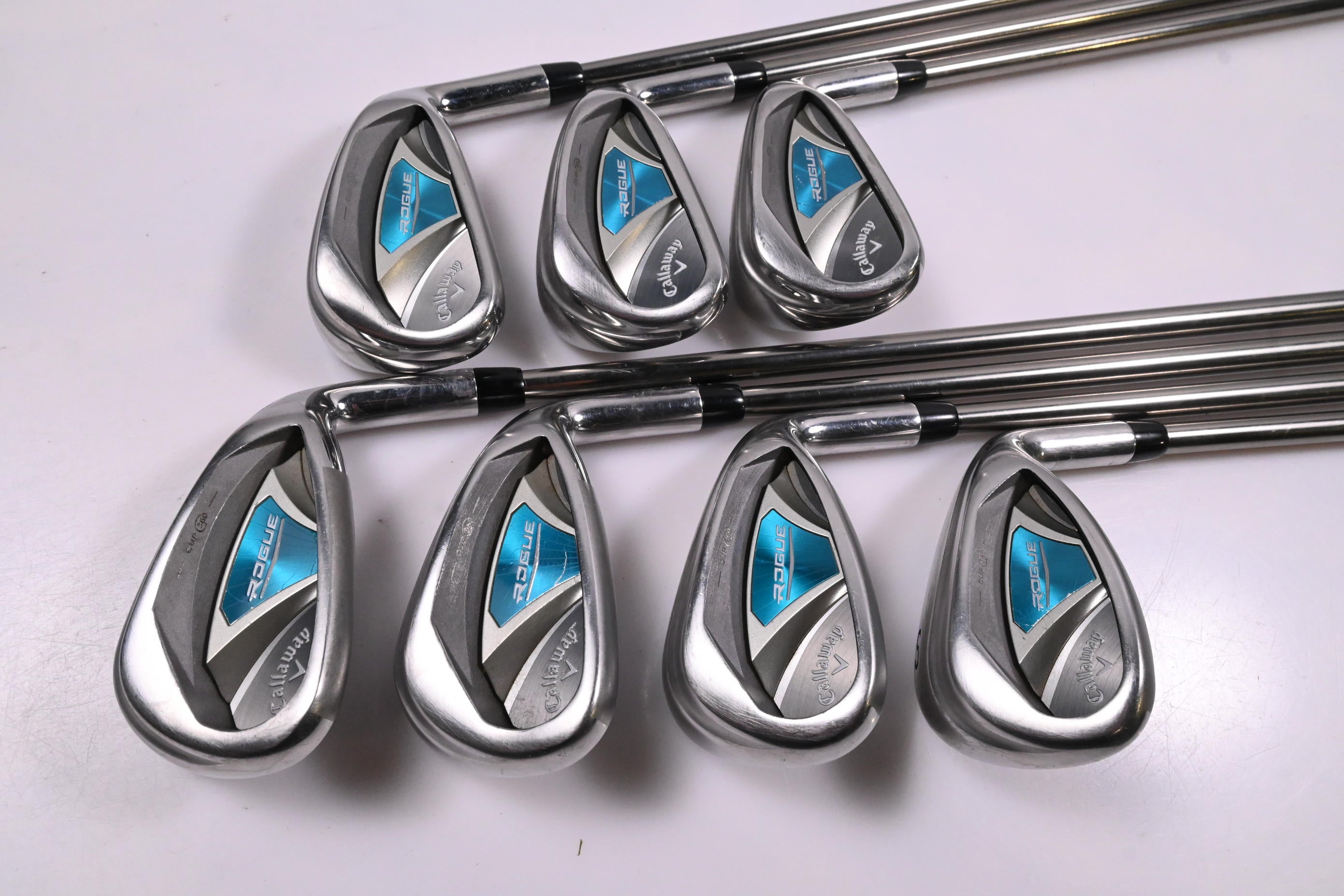Ladies Callaway Rogue Irons / 5-PW+SW / Ladies Flex UST Recoil 450 Shafts