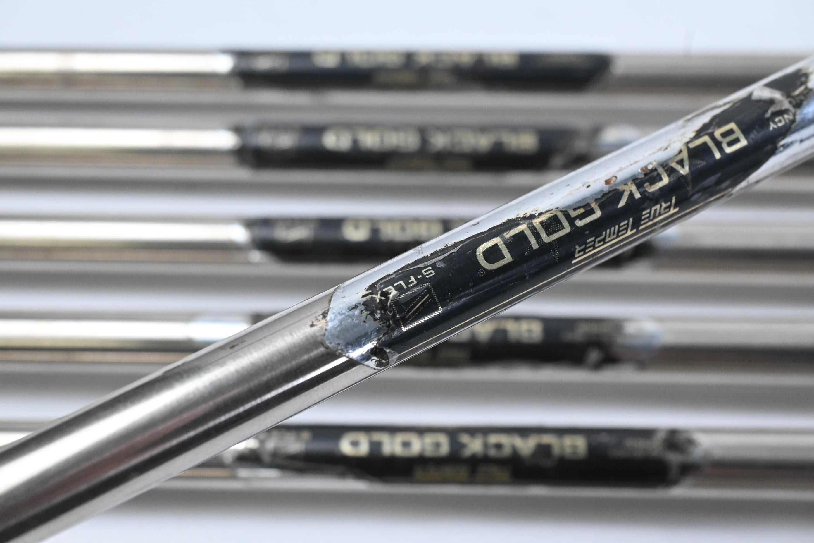 Vega RAFC-01 Irons / 4-PW / Stiff Flex Black Gold Shafts