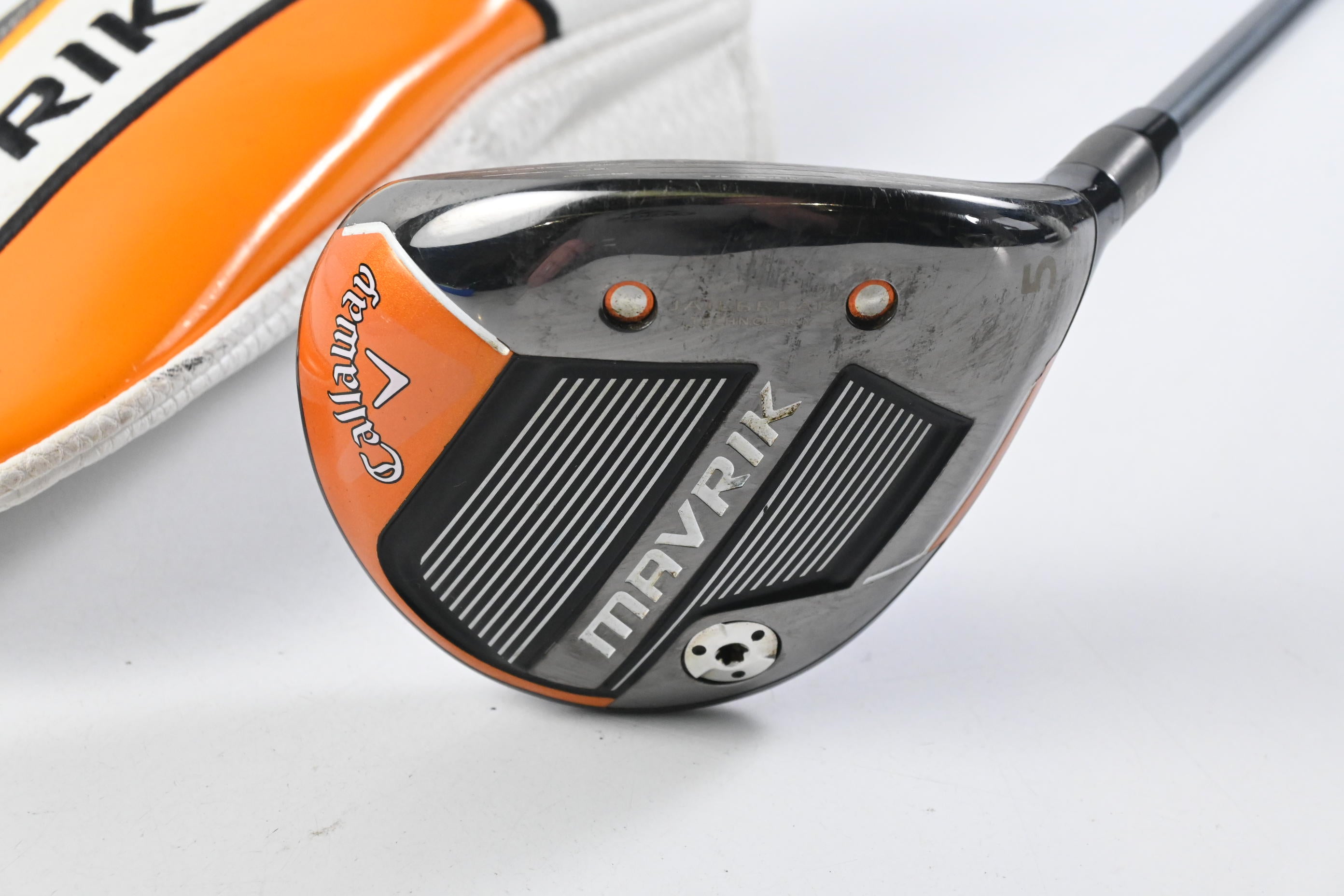 Ladies Callaway Mavrik #5 Wood / 18 Degree / Ladies Flex HZRDUS T800 Orange