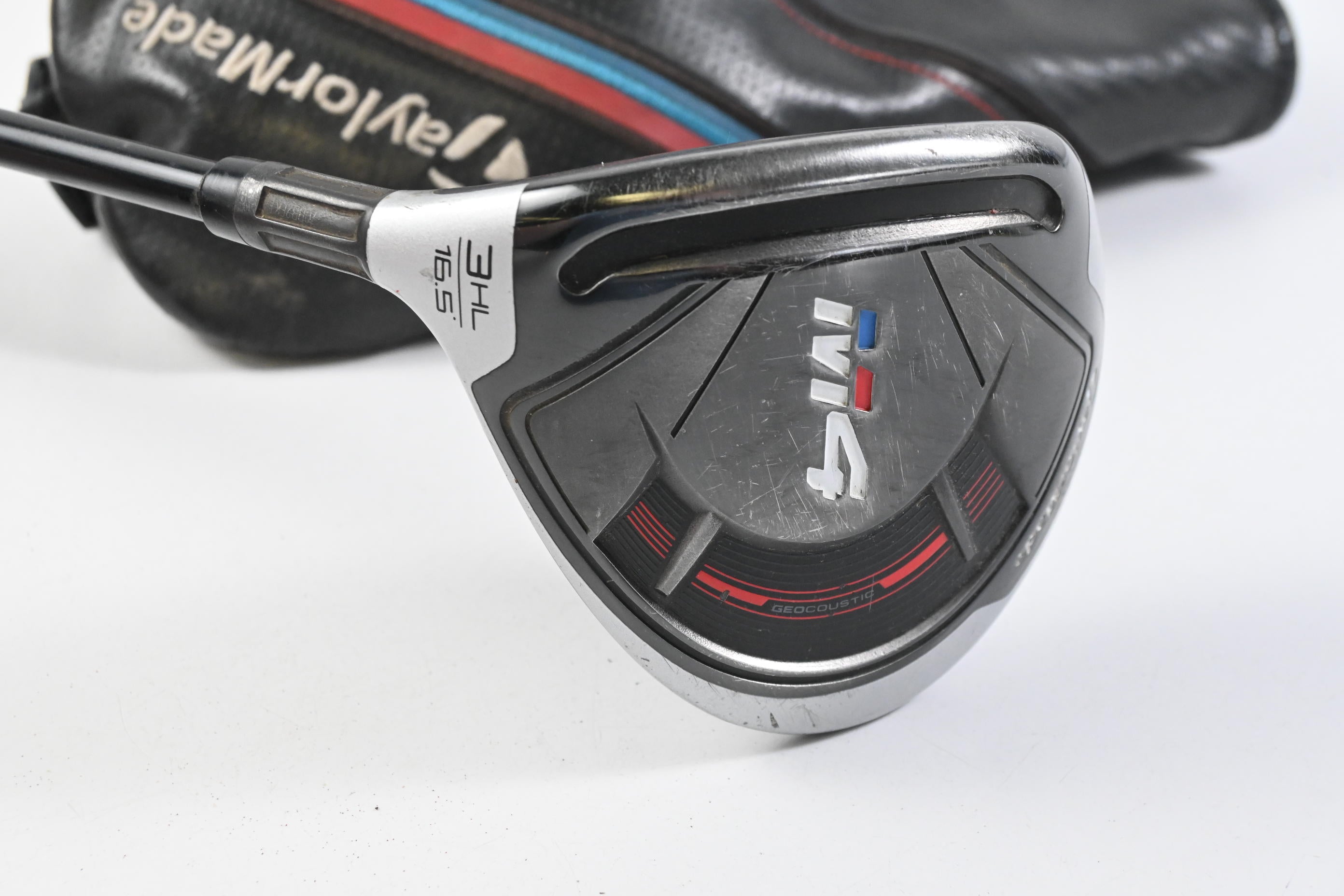 Left Hand Taylormade M4 #3 HL Wood / 16.5 Degree / Regular Flex Atmos Red 5