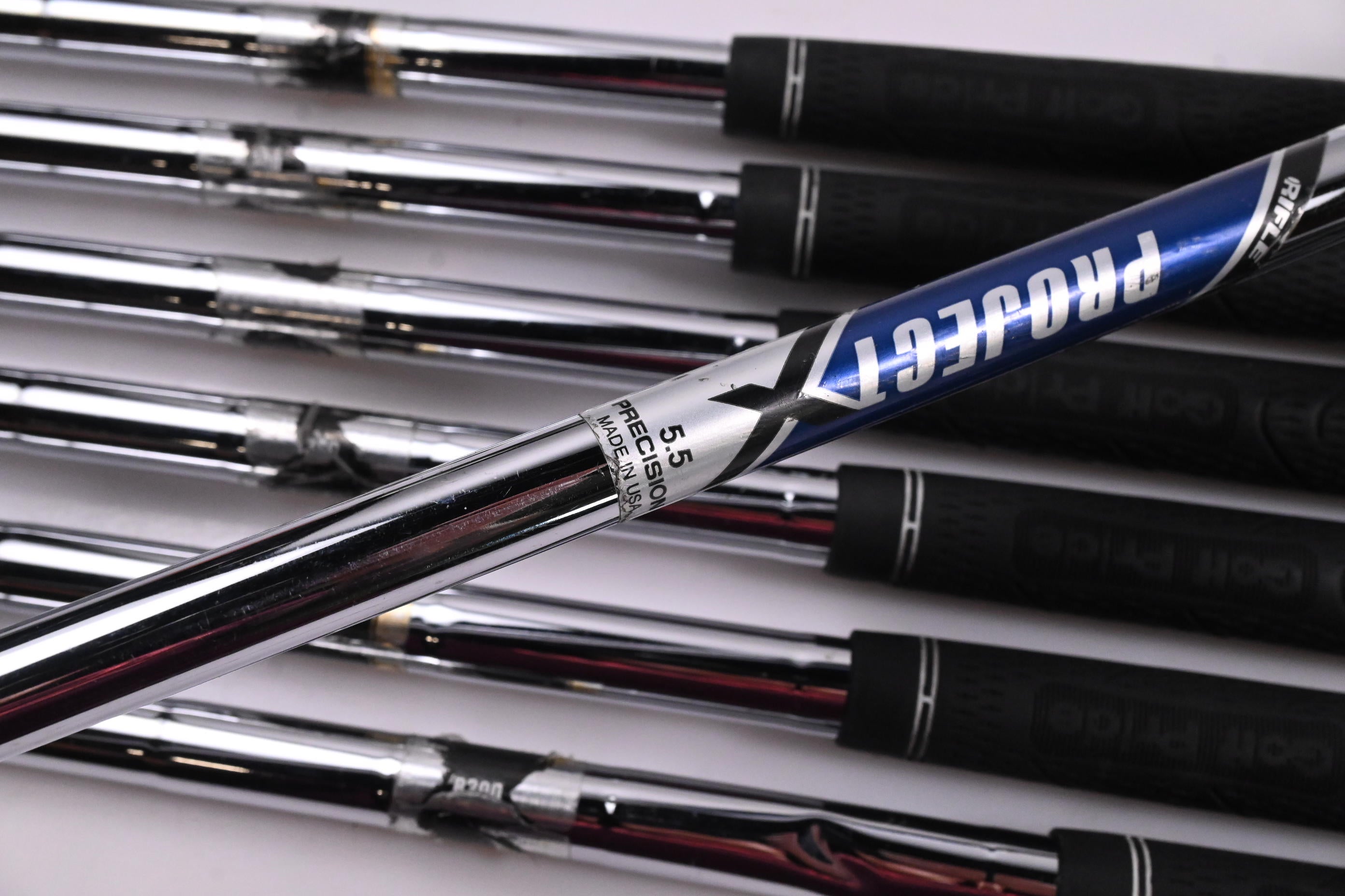 Mizuno MP-53 Irons / 4-PW / Regular Plus Flex Project X Shafts