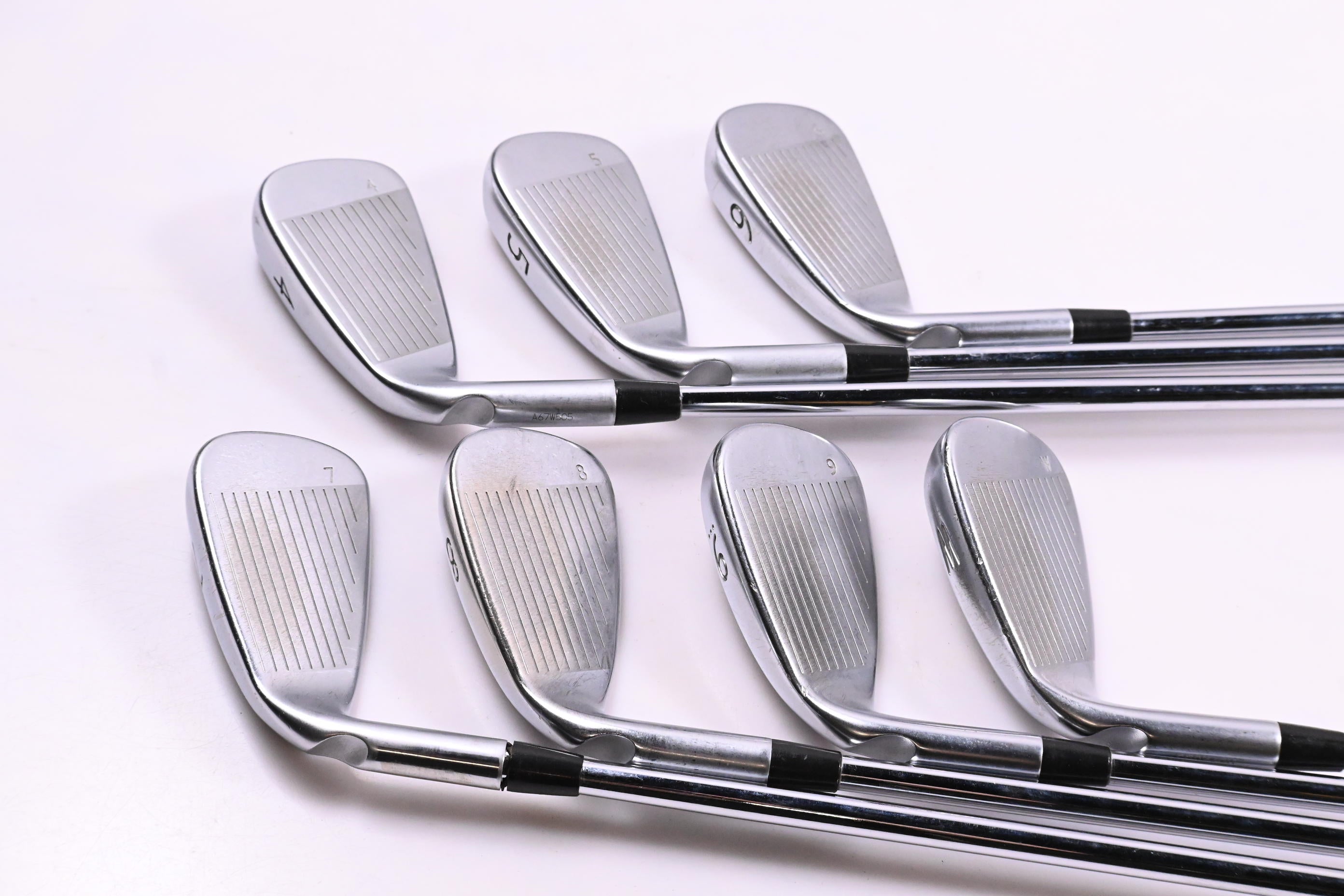 Ping G400 Irons / 4-PW / Blue Dot / Regular Flex Ping AWT 2.0 Shafts