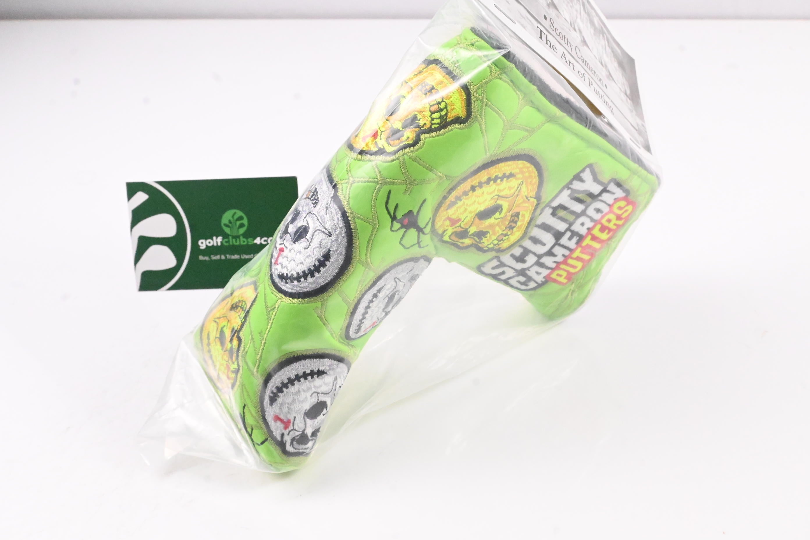 Scotty Cameron 2020 Halloween Horrors &amp; Hazards Putter Headcover / Blade / Lime