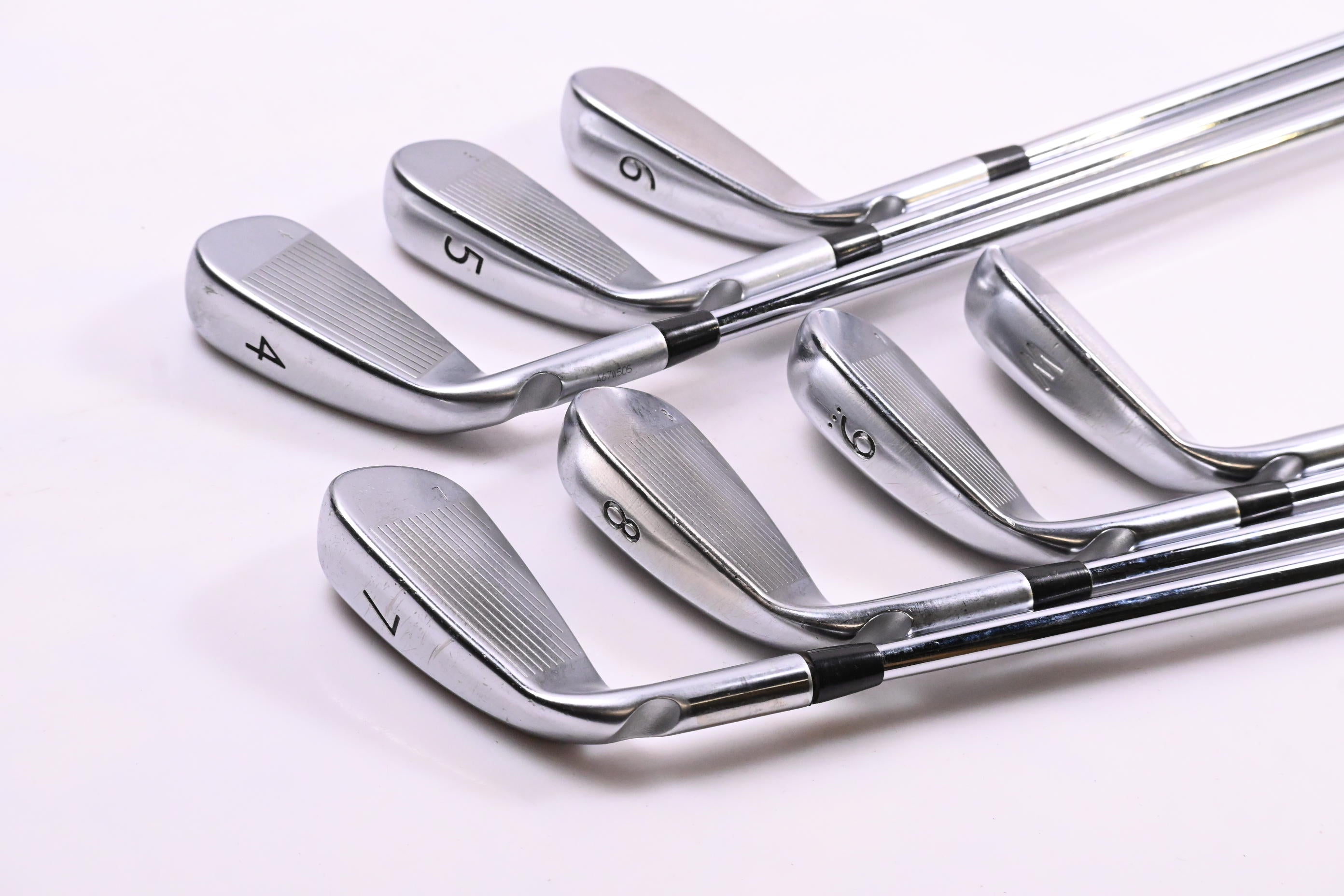 Ping G400 Irons / 4-PW / Blue Dot / Regular Flex Ping AWT 2.0 Shafts
