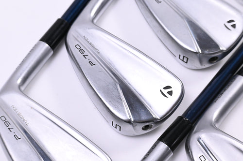 Taylormade P790 2021 Irons / 4-PW+GW / Stiff Flex Fujikura Ventus Blue 7 Shafts