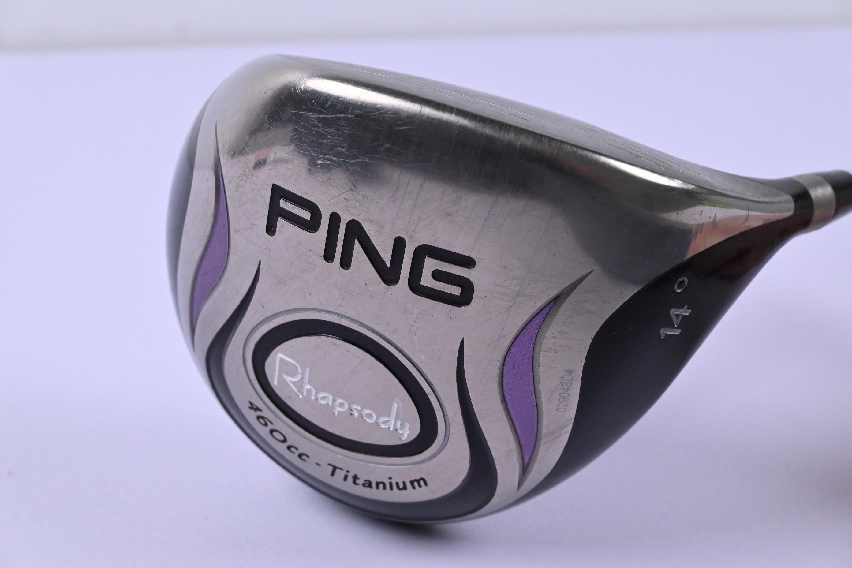Ladies Ping Rhapsody Driver / 14 Degree / Ladies Flex Ping ULT 129 Shaft