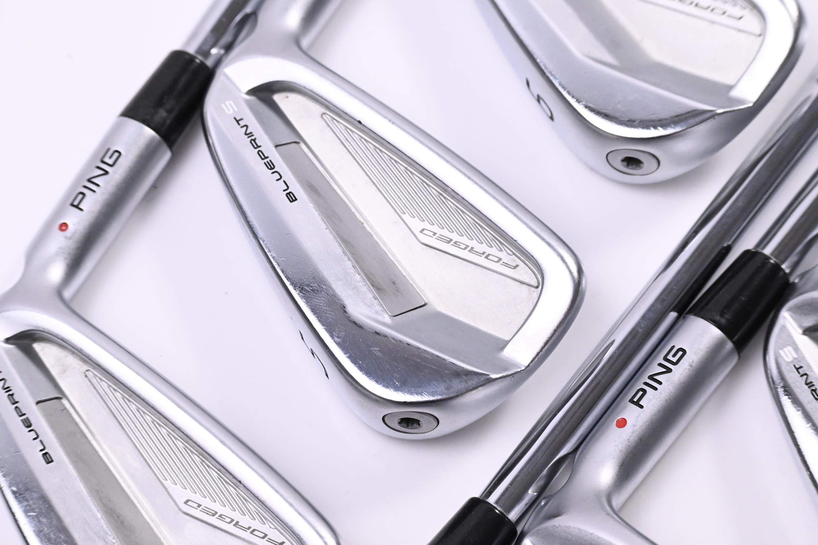 Ping Blueprint S Irons / 4-PW / Red Dot / X-Flex Dynamic Gold Mid 115 X100