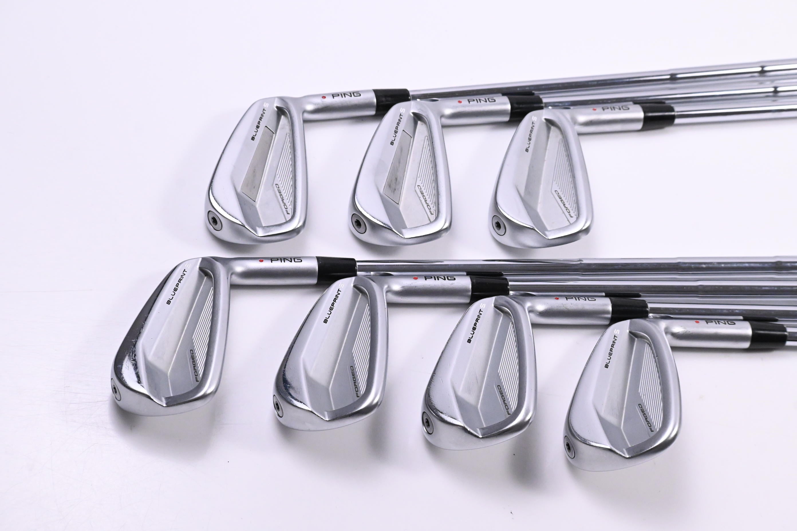 Ping Blueprint S Irons / 4-PW / Red Dot / X-Flex Dynamic Gold Mid 115 X100