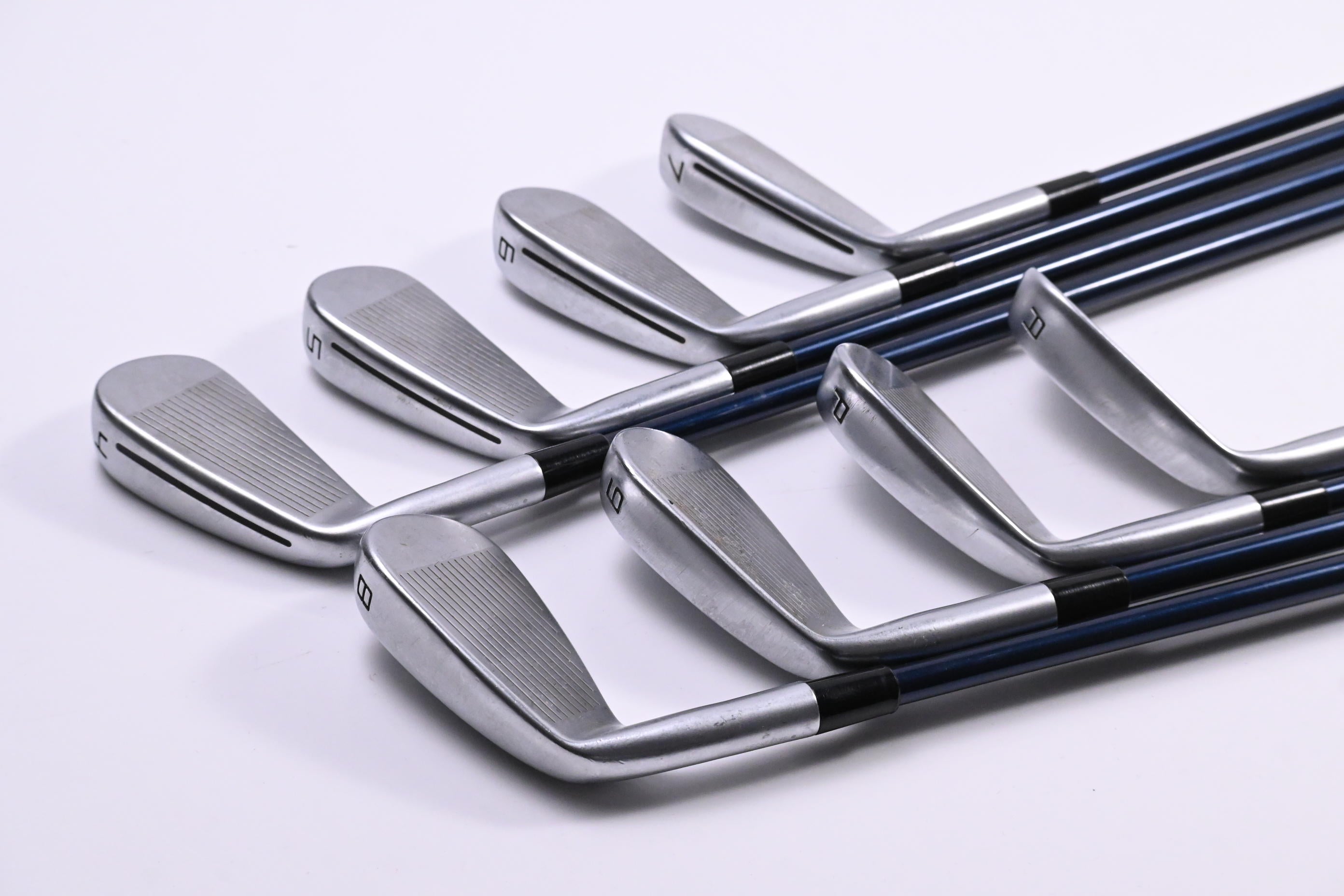 Taylormade P790 2021 Irons / 4-PW+GW / Stiff Flex Fujikura Ventus Blue 7 Shafts