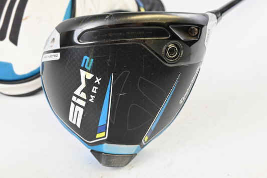 Taylormade SIM2 Max Driver / 9 Degree / Stiff Flex Tensei AV Raw Blue 60 Shaft