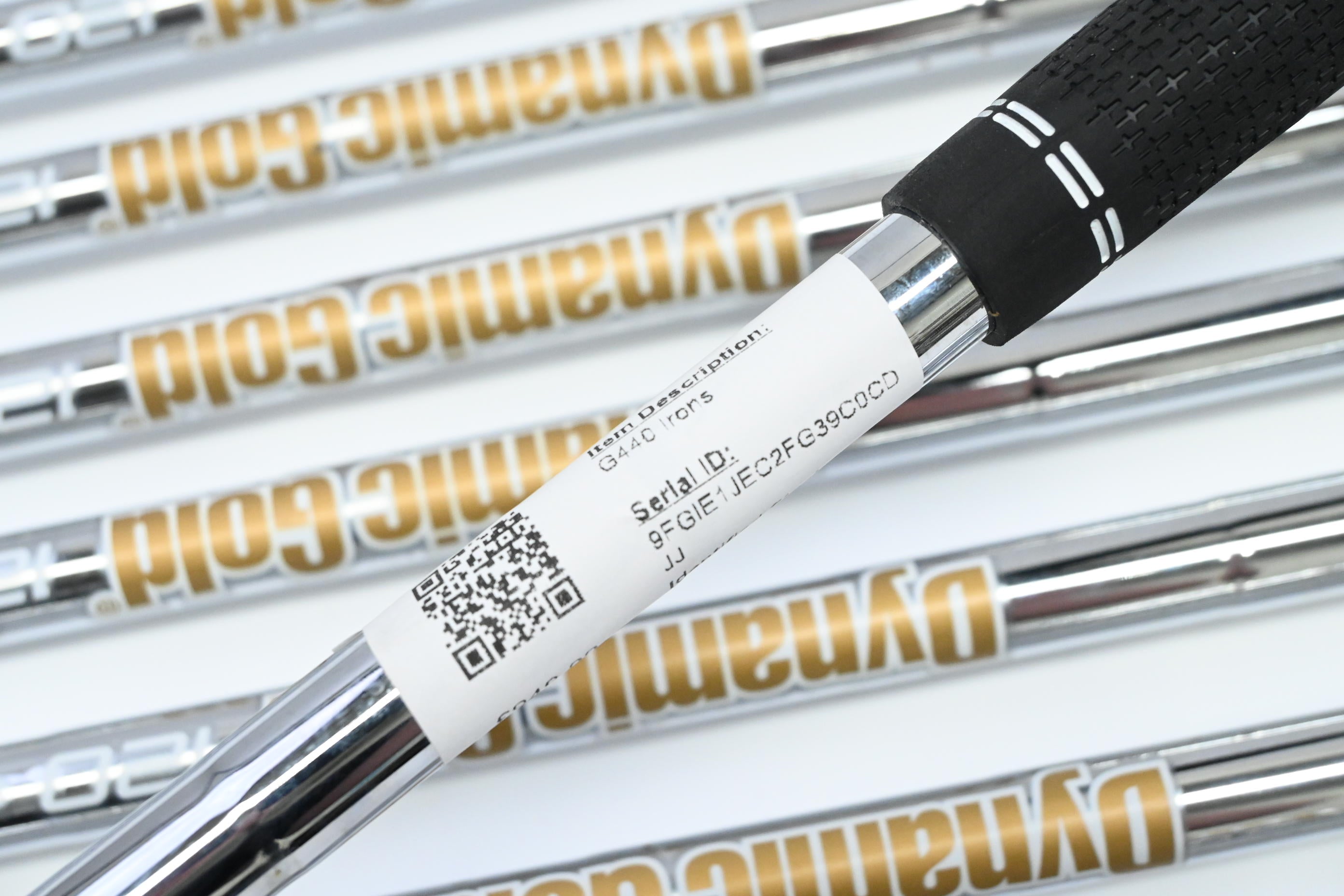Ping G440 Irons / 5-PW+UW+56° / Green Dot / Stiff Flex Dynamic Gold S300 Shafts