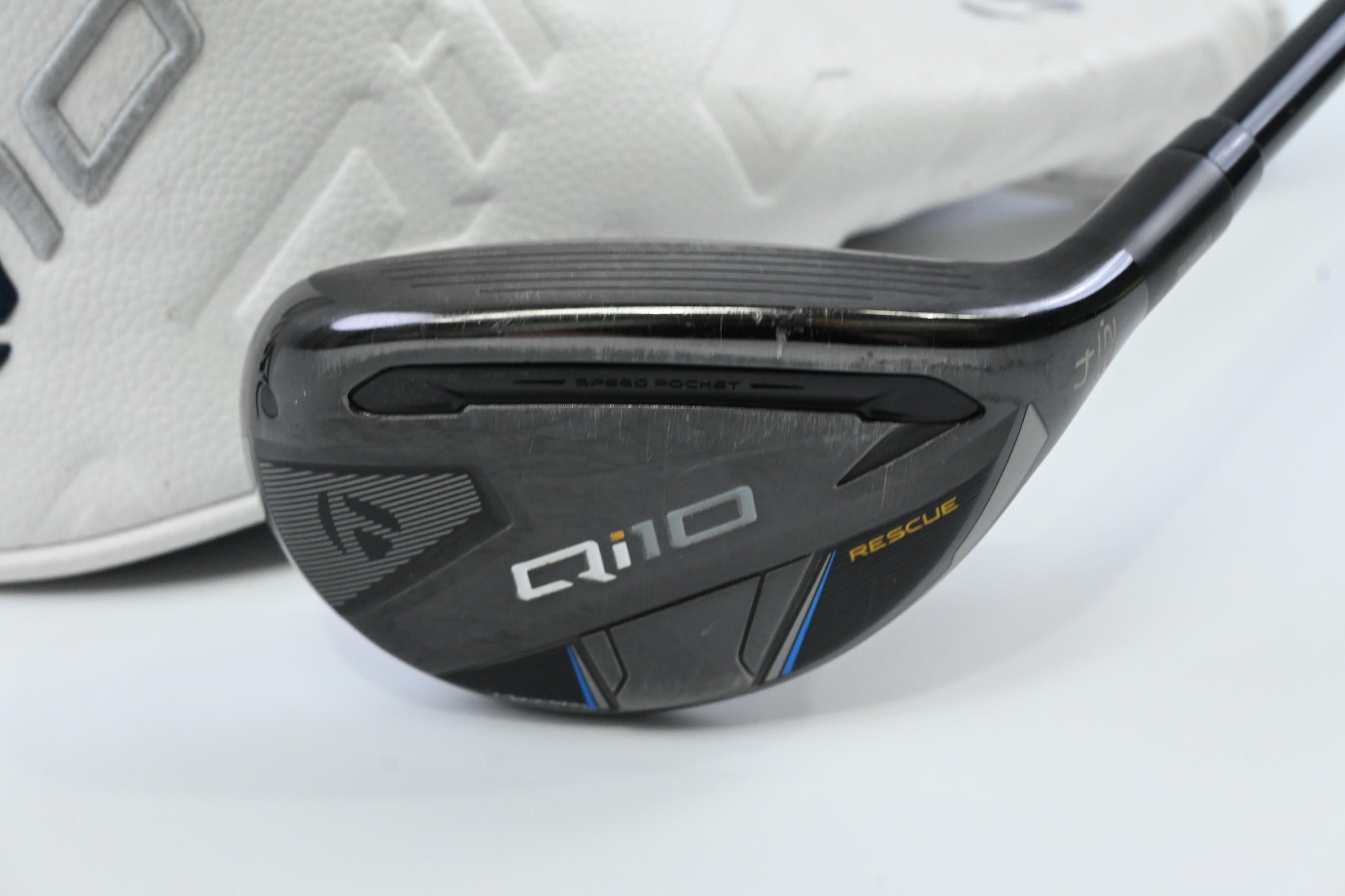 Taylormade Qi10 #4 Hybrid / 22 Degree / Stiff Flex Fujikura Ventus TR Blue 7