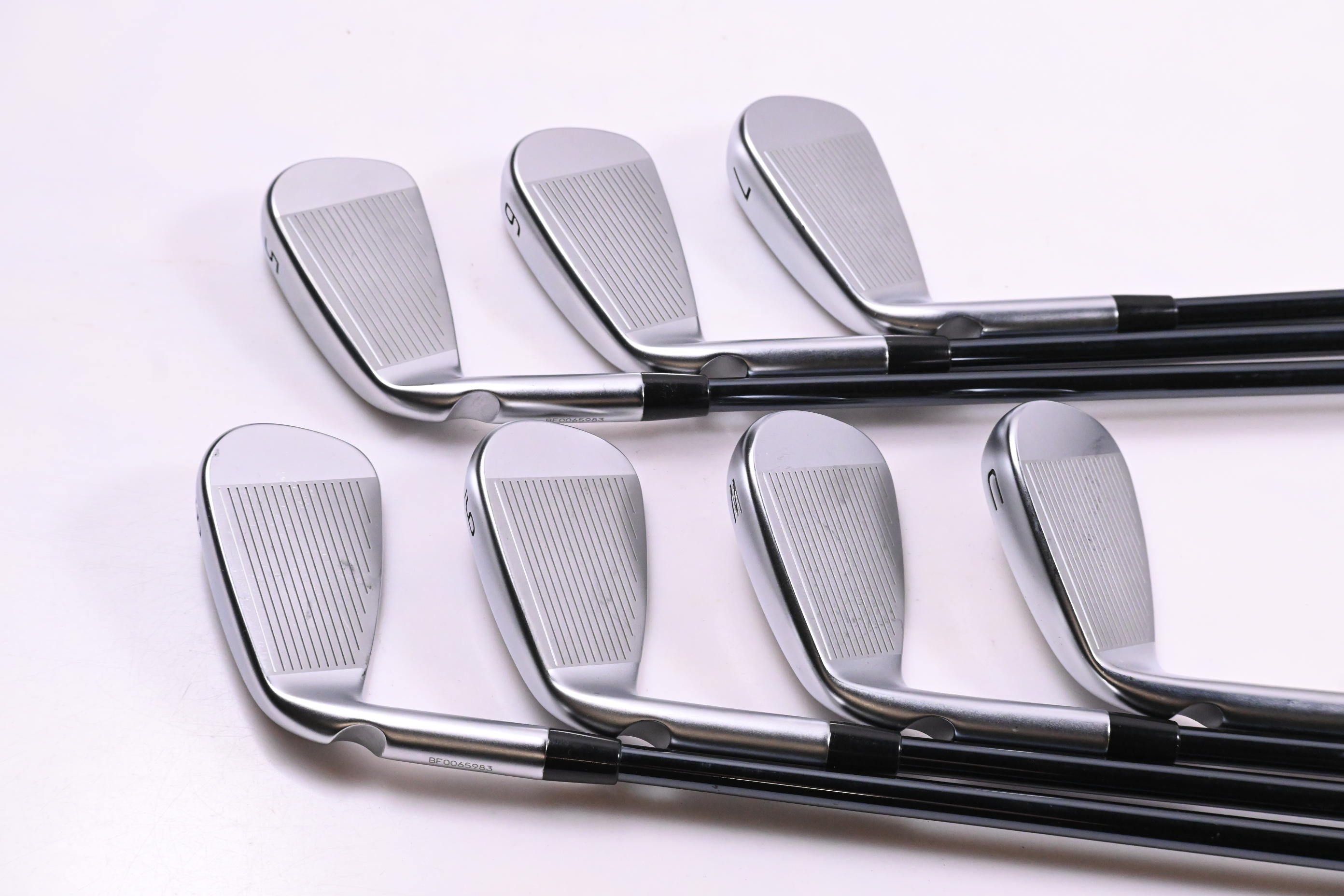 Ping i530 Irons / 5-PW+GW / Green Dot / Senior Flex UST Recoil Dart 65 Shafts