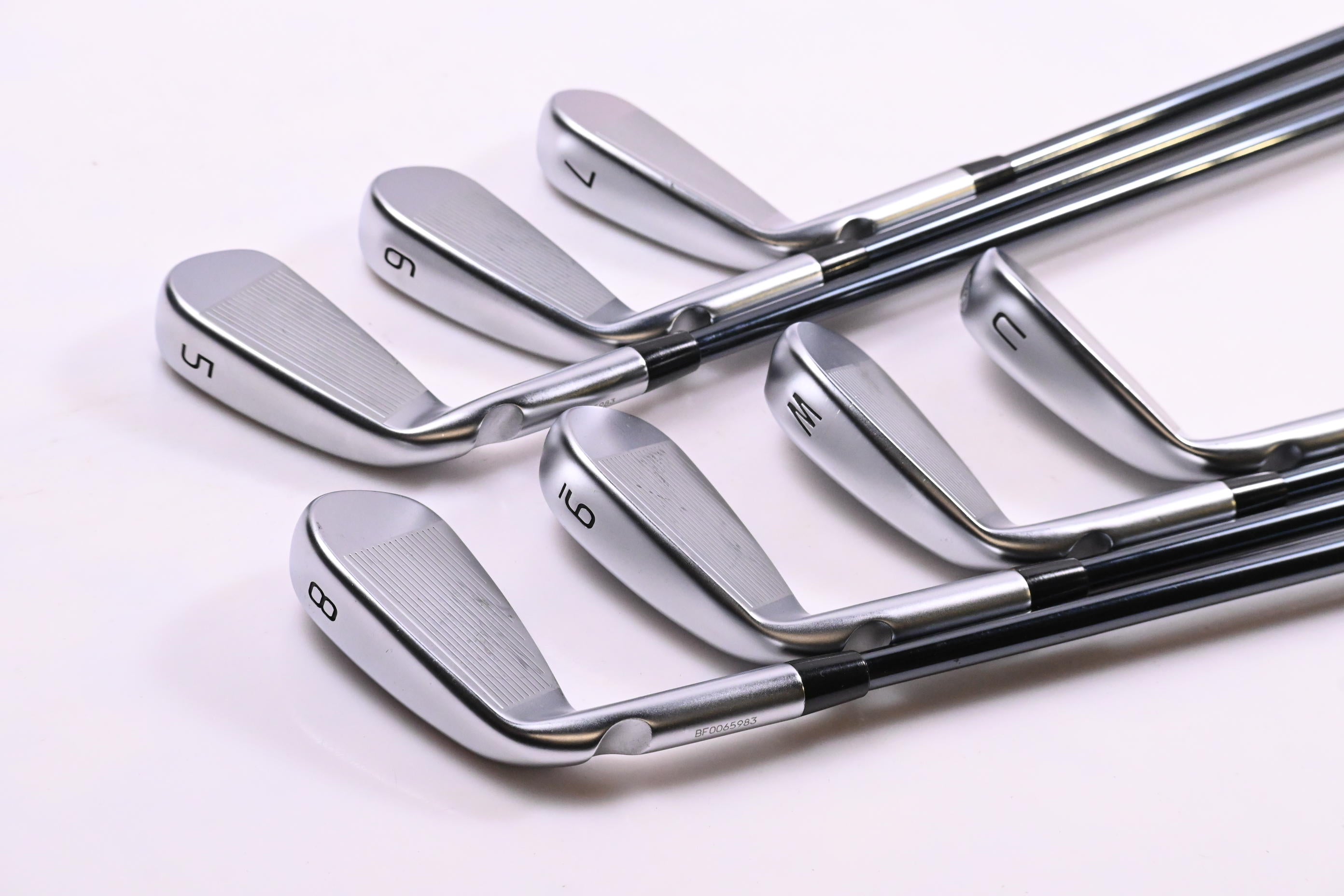 Ping i530 Irons / 5-PW+GW / Green Dot / Senior Flex UST Recoil Dart 65 Shafts