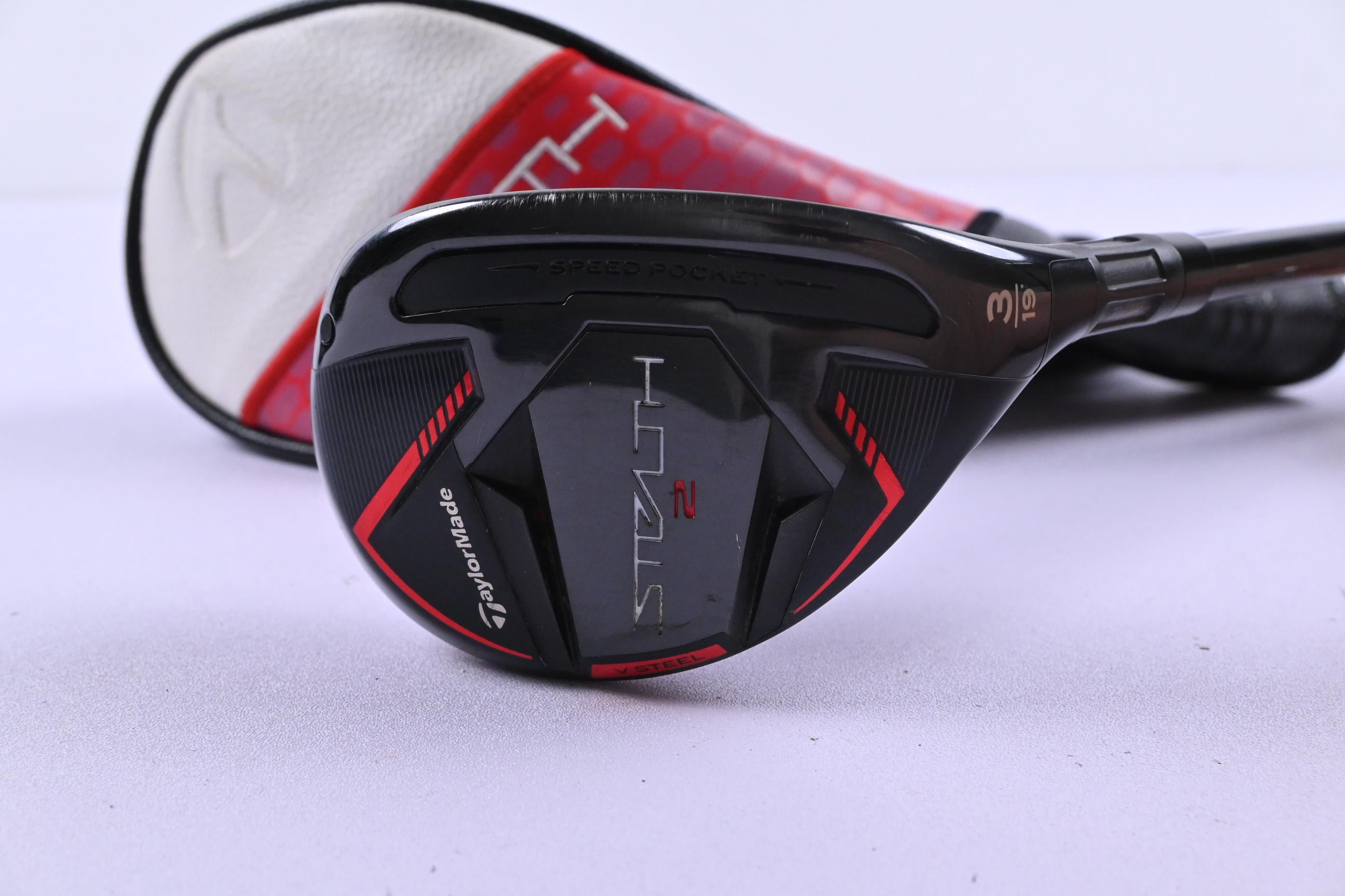 Taylormade Stealth 2 #3 Hybrid / 19 Degree / Stiff Flex Fujikura Ventus Red 7