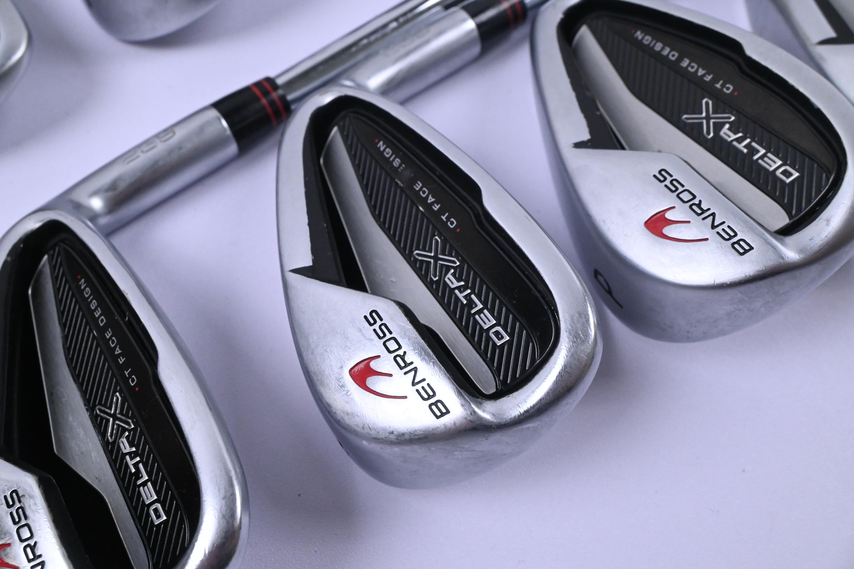 Benross Delta X Irons / 4-PW+GW / Stiff Flex KBS Tour 105 Shafts