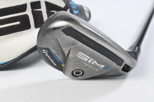 Taylormade SIM2 #4 Hybrid / 22 Degree / Regular Flex Tensei AV Raw Blue 70 Shaft