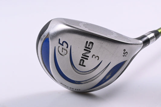 Ping G5 #3 Wood / 15 Degree / Stiff Flex Aldila NV 75 Shaft