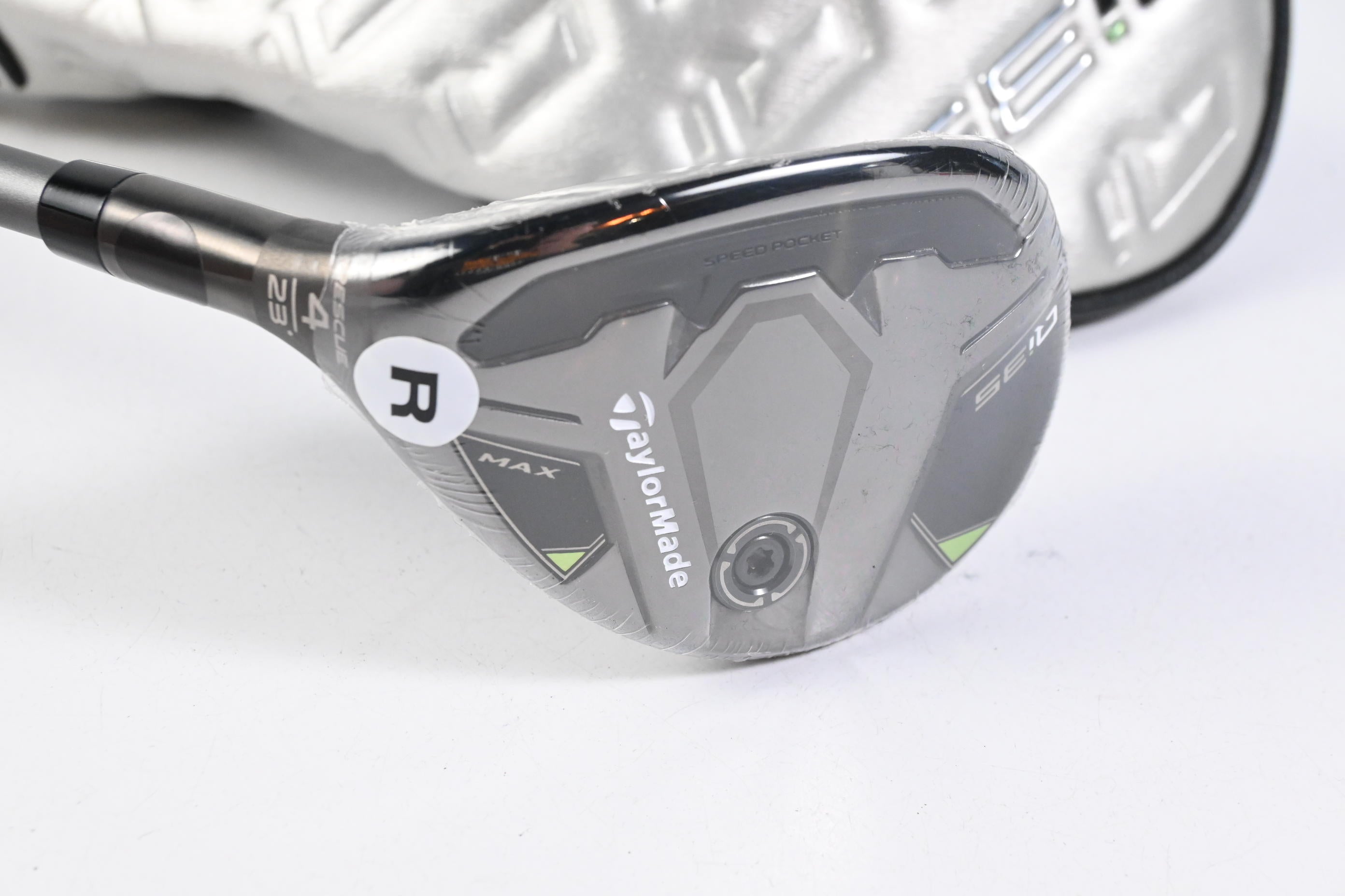 Left Hand Taylormade Qi35 #4 Hybrid / 23 Degree / Regular Flex Air Speeder 50
