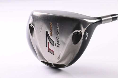 Taylormade R7 Quad Driver / 9.5 Degree / Stiff Flex Taylormade M.A.S.3 65 Shaft