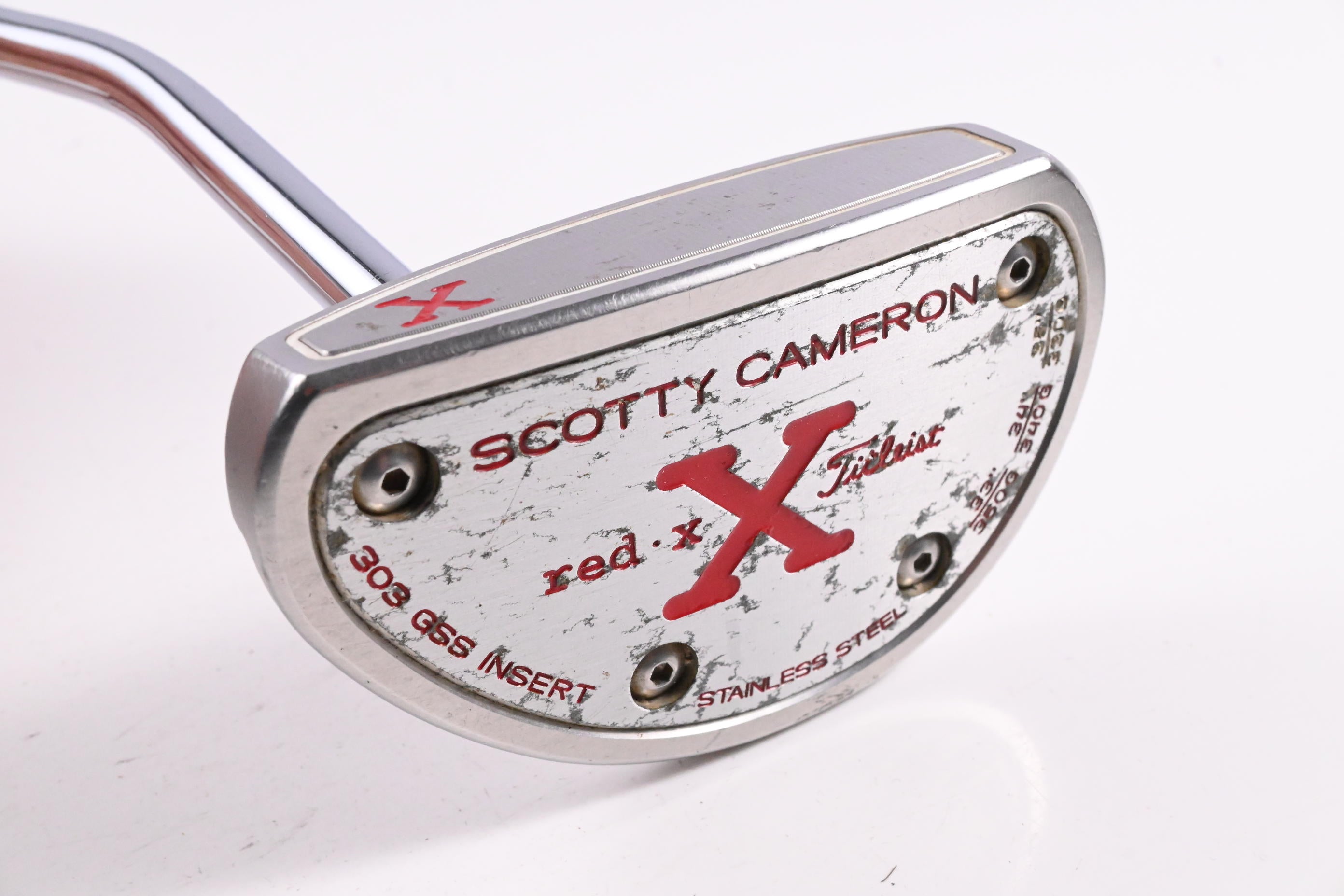 Left Hand Scotty Cameron Red X2 Putter / 35 Inch