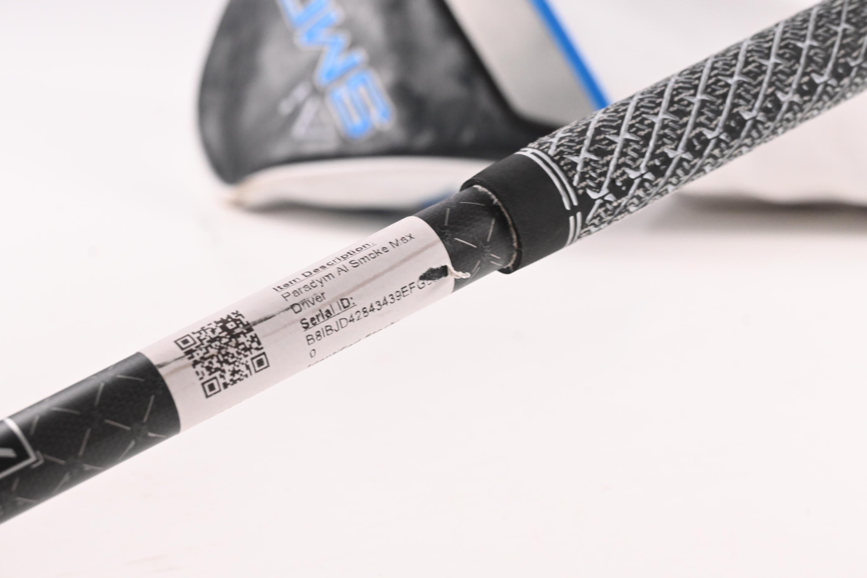 Callaway Paradym Ai Smoke Max Driver / 9 Degree / Stiff Flex Tensei AV Blue 65