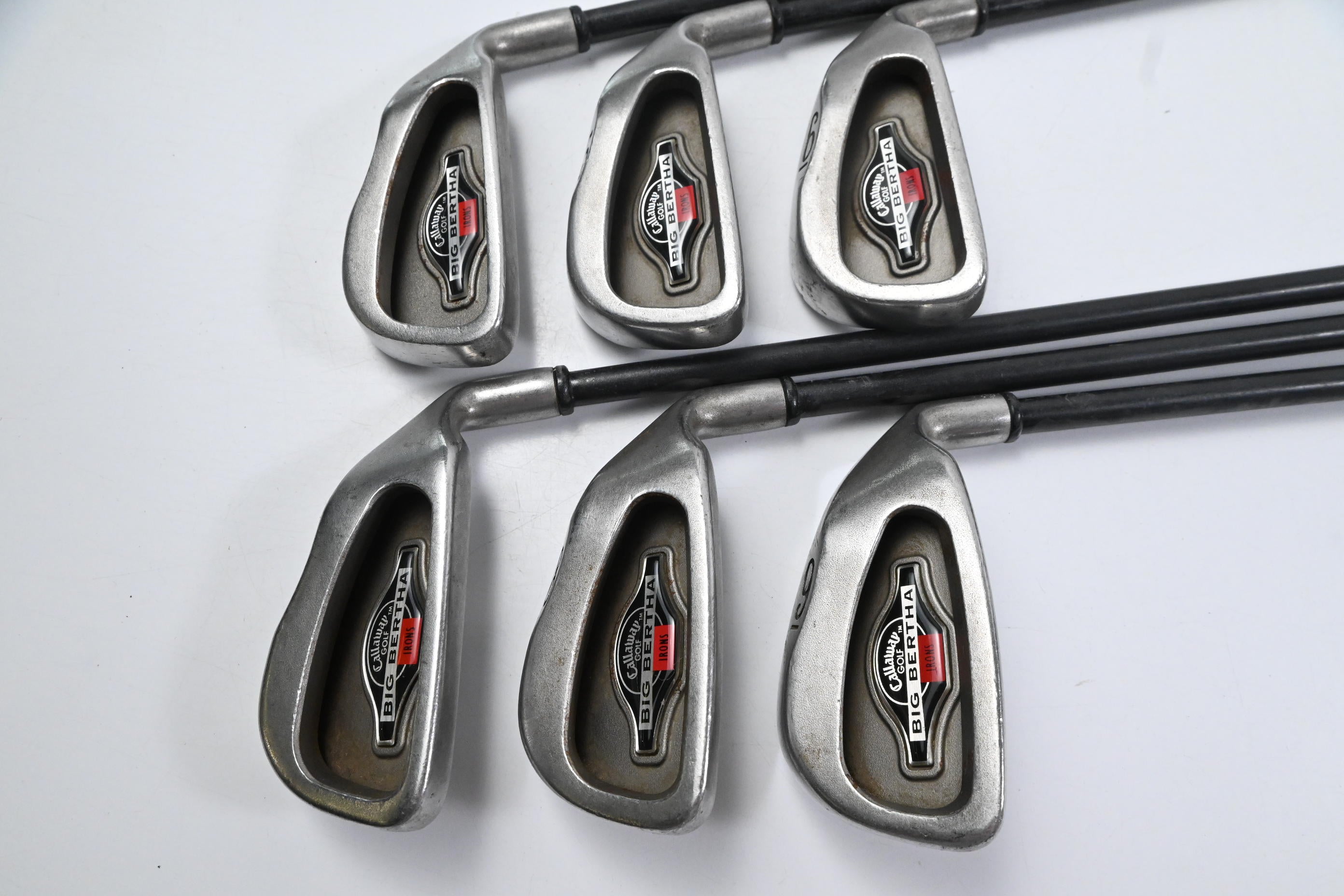 Callaway Big Bertha 1996 Irons / 4-9i / Regular Flex Callaway RCH 96 Shafts